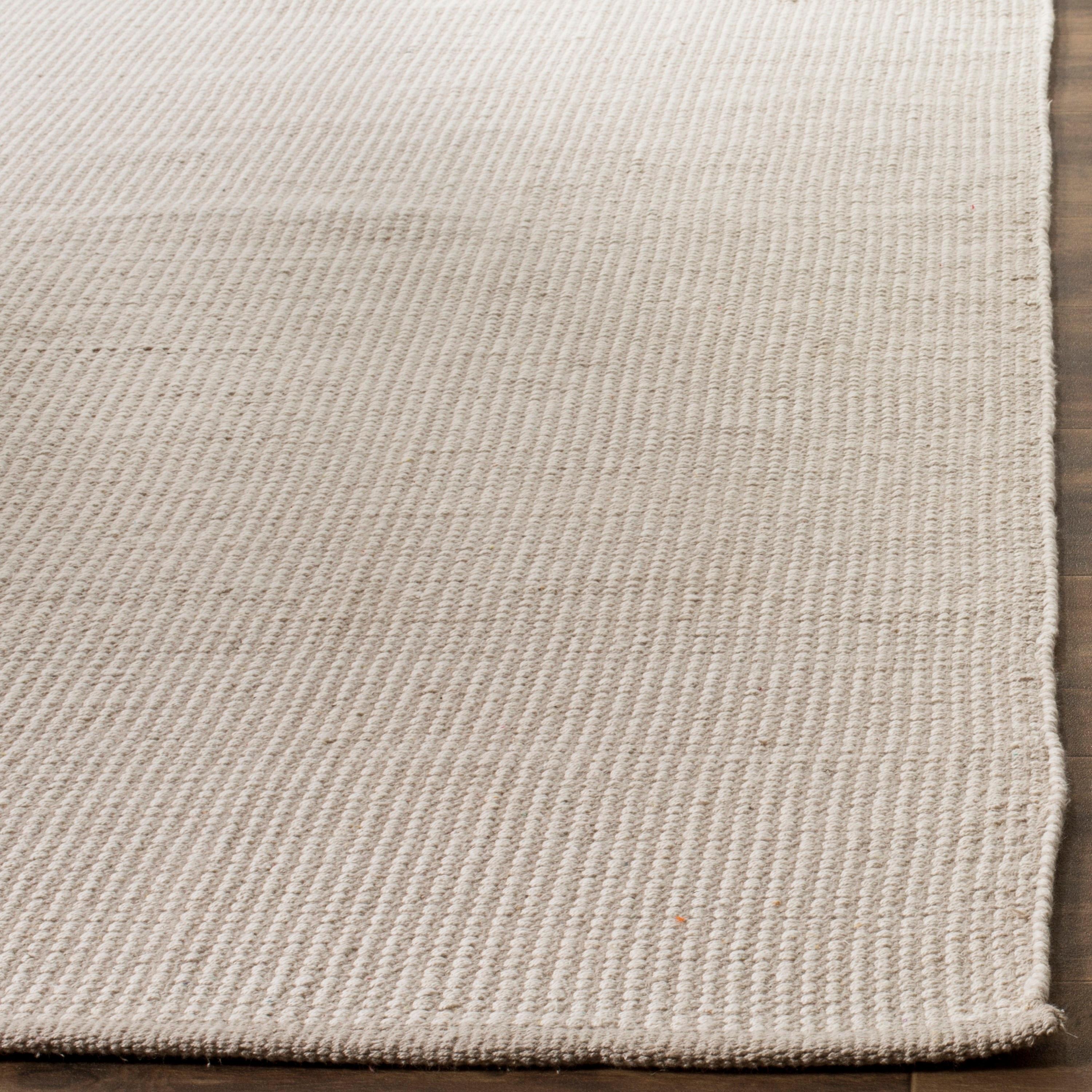 Montauk MTK345 Hand Woven Indoor Area Rug - Ivory/Grey - 6'x6' - Safavieh