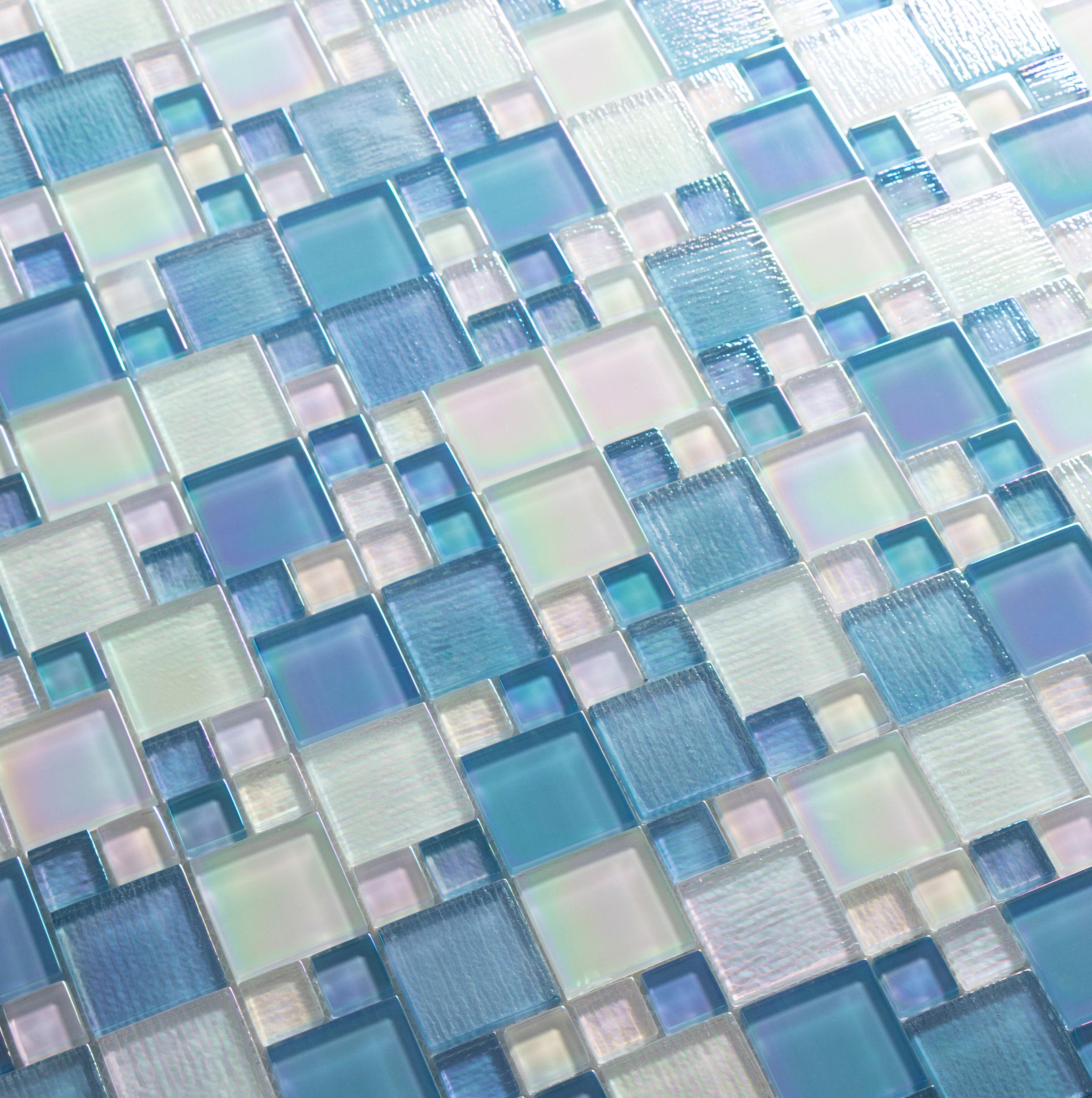 Reflections Artista Glass Versailles Mosaic Sheet Tile