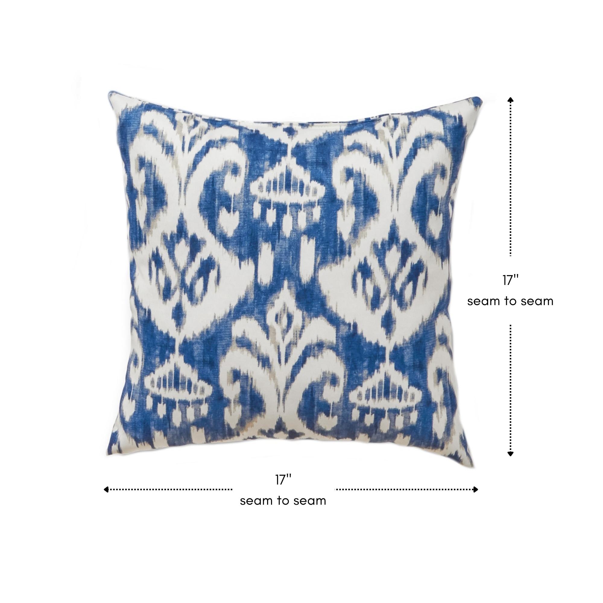 Indoor/Outdoor Reversible Throw Pillow