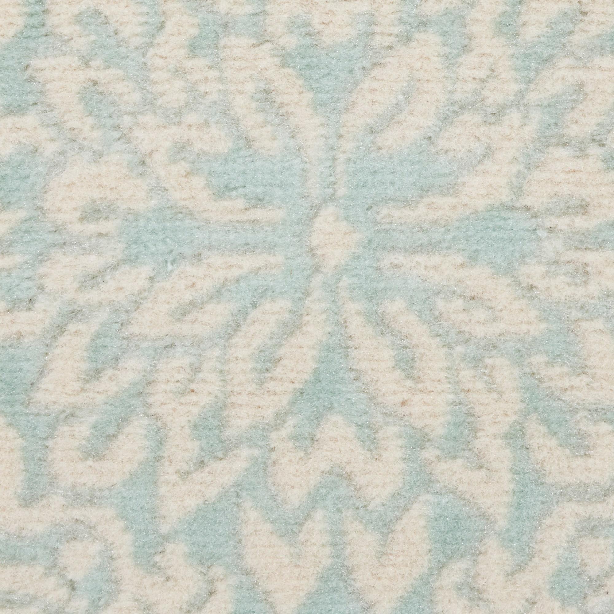 Nourison Jubilant 2' x 4' Ivory/Green Area Rug Beach Transitional Floral by Nourison