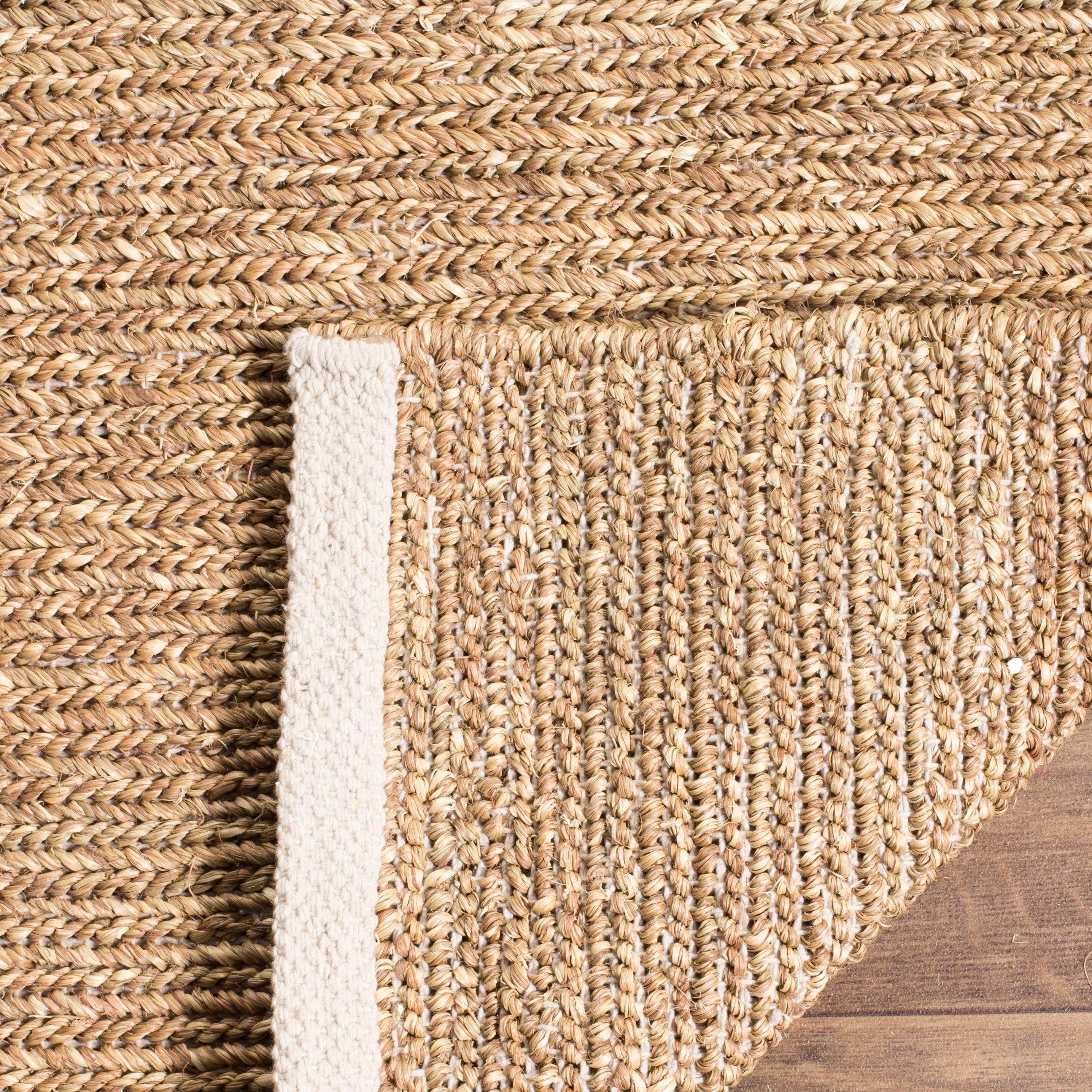Natural Fiber NF510 Hand Woven Indoor Area Rug - Natural - 6'x6' - Safavieh.