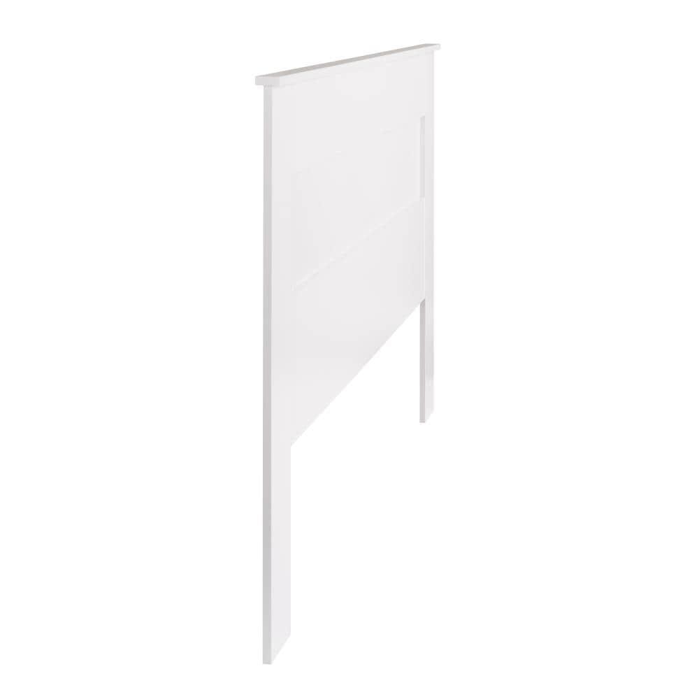 Prepac King Flat Panel Headboard White : 5-Year Warranty, MDF Construction, Spot Clean, King Size