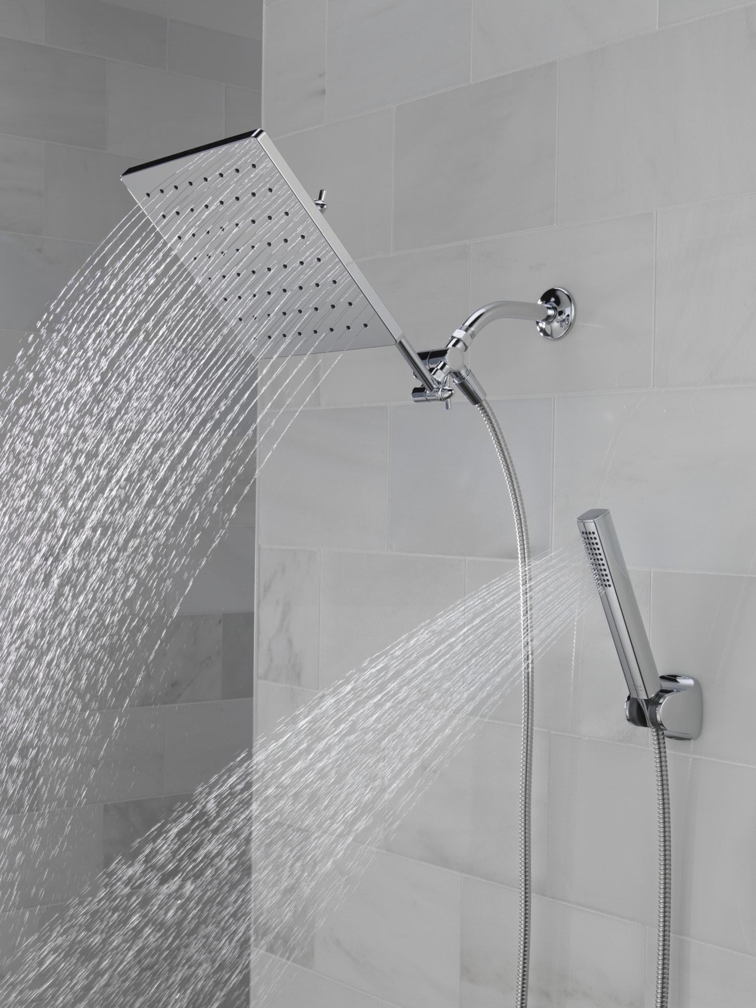 10-inch Raincan Shower Head and Hand Held Shower Combo, Rainfall Shower Head and Hand Shower
