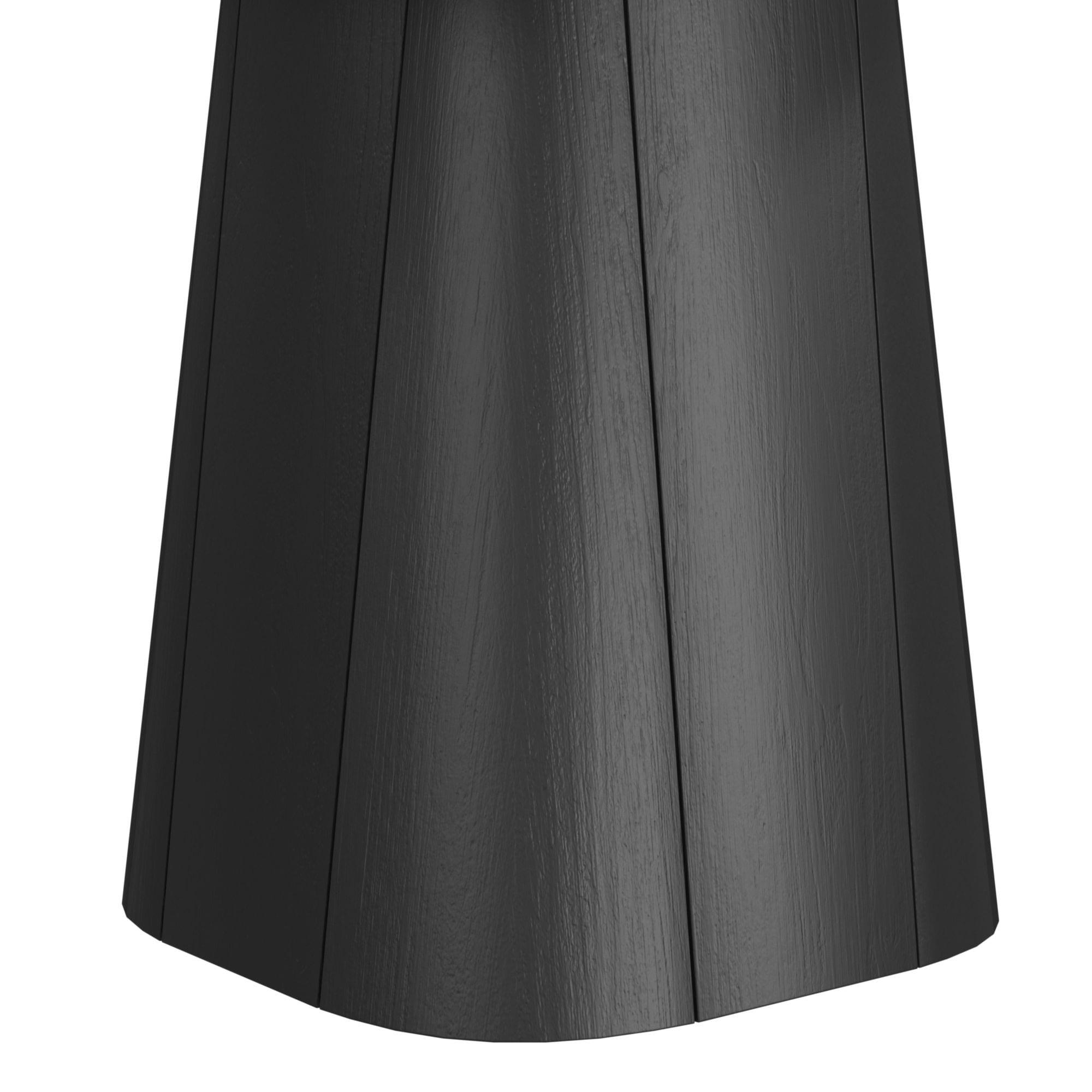 Picket House Furnishings Picket House Furnishings Yuri 2PC Occasional Table Set In White And Black-Coffee Table & End Table