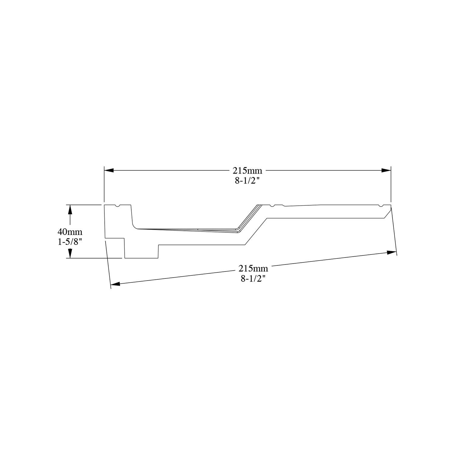 Orac Decor 8-1/2 in x 1-5/8 in x 78-3/4 in Primed White Plain Polyurethane Crown Moulding