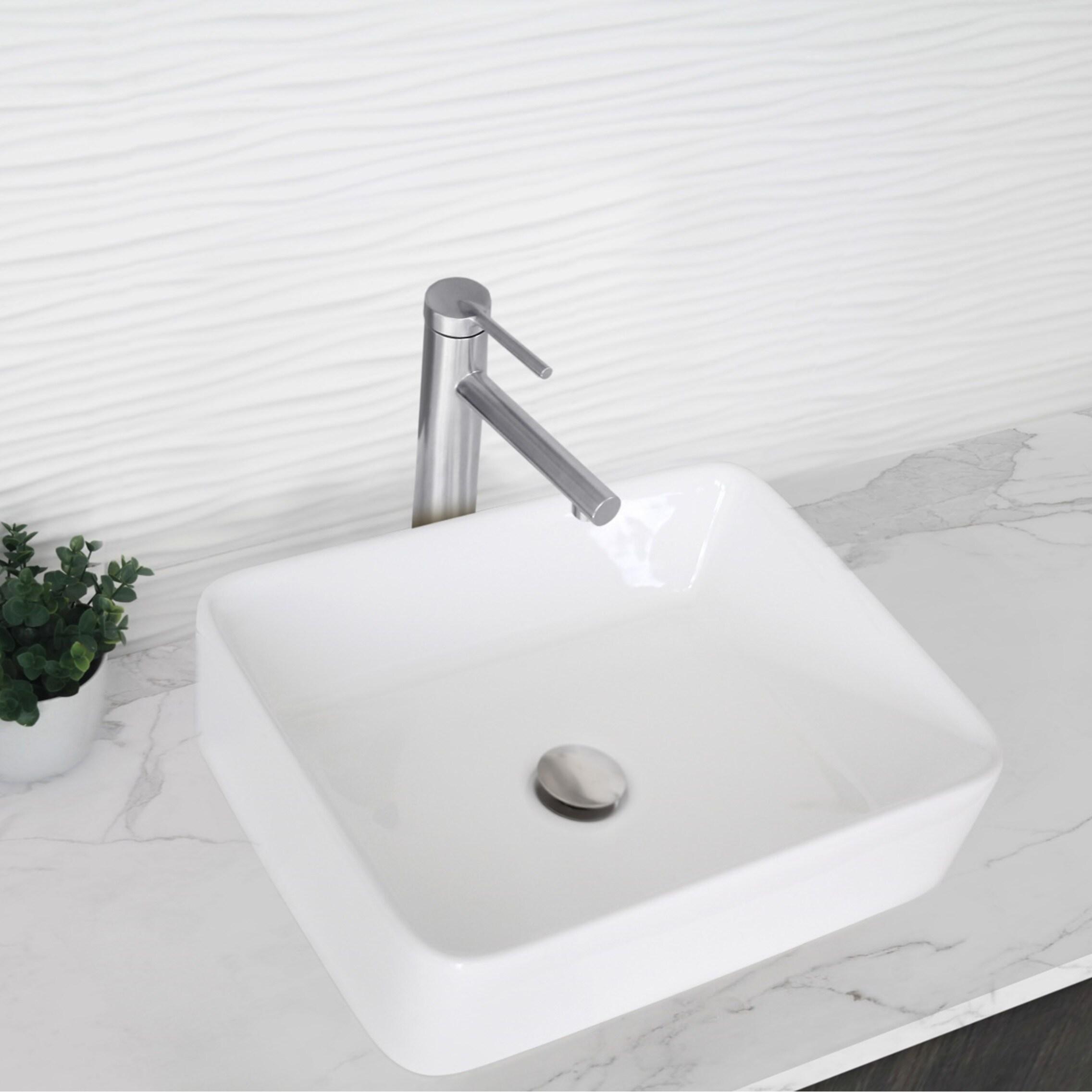 Stylish Aura Carol One-Handle Vessel Bathroom Faucet