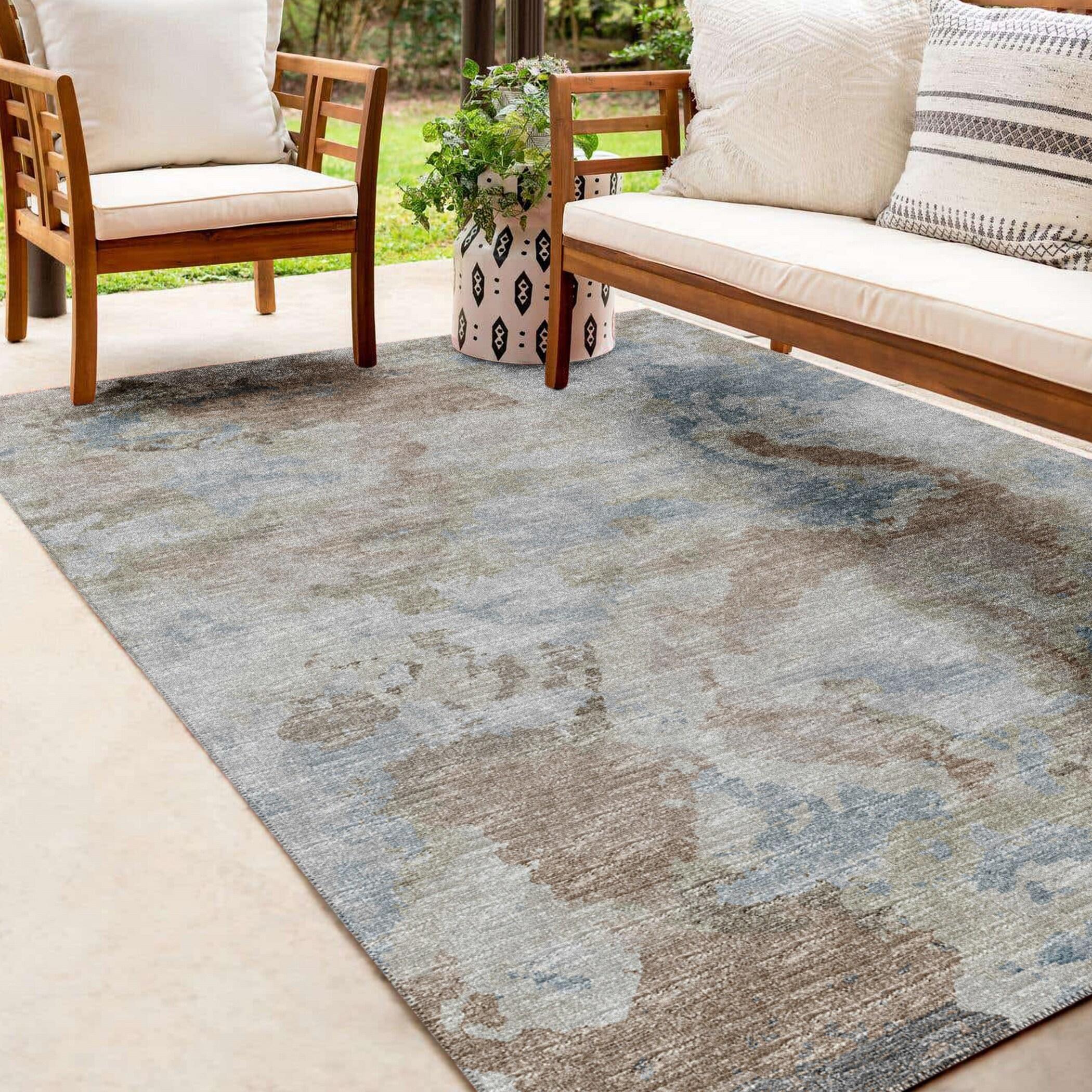Addison Rugs Indoor/Outdoor Accord AAC32 Moody Washable 3' x 5' Rug
