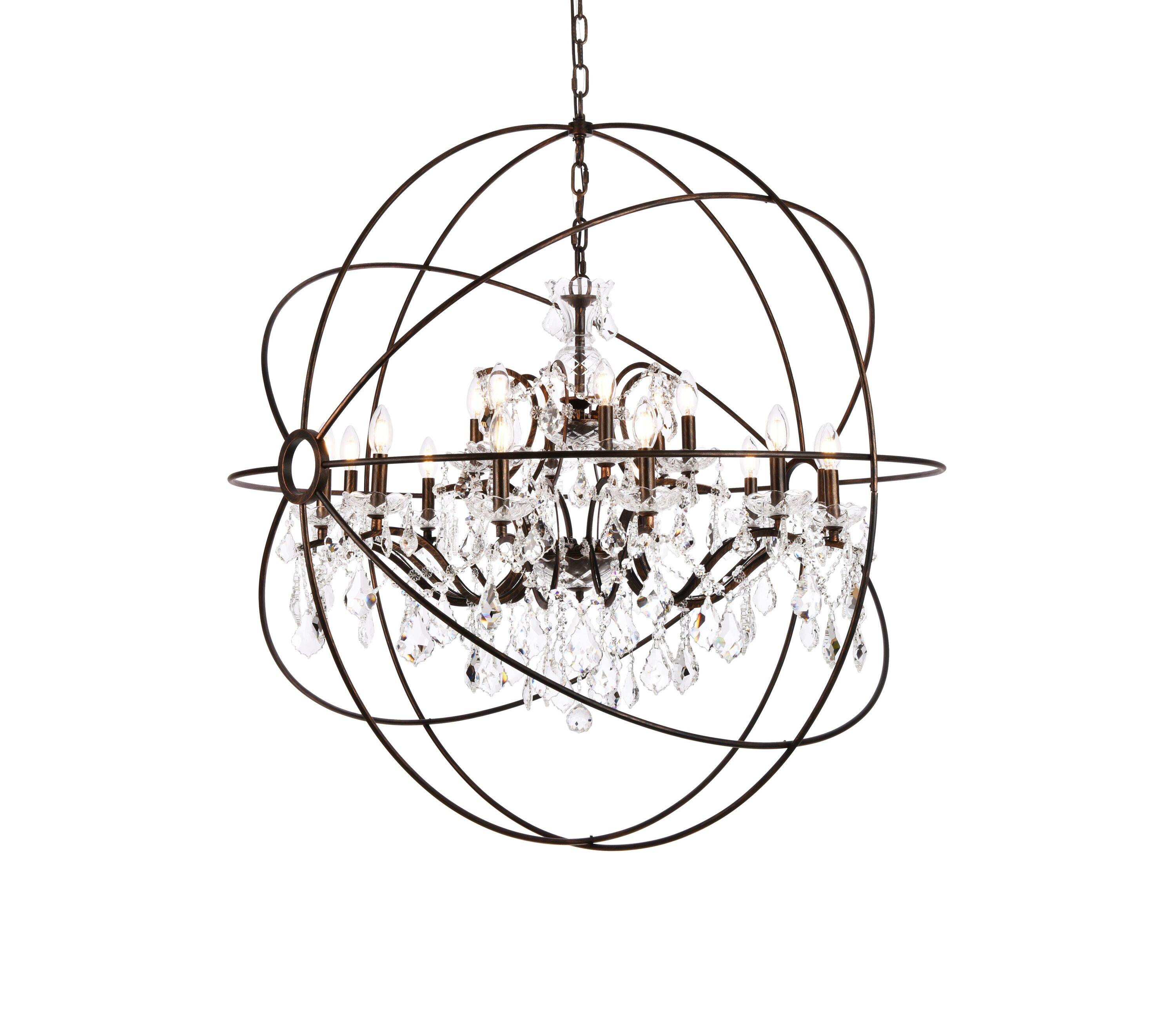 Svante 18 - Light Dimmable Globe Chandelier