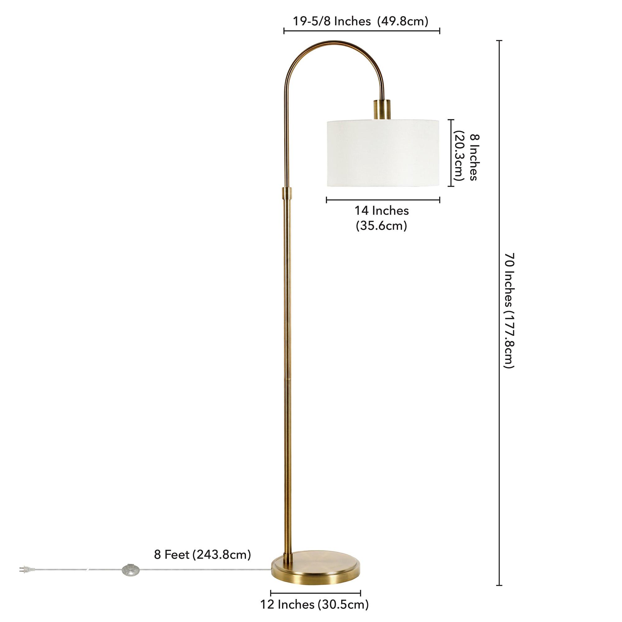 Modern Metal Arc Floor Lamp