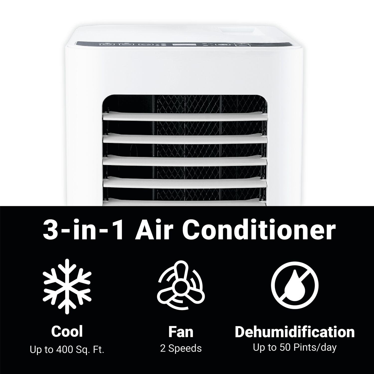 Aeric 5,500 BTU SACC (9,000 BTU ASHRAE) Portable Air Conditioner with Dehumidifier,400 Sq. Ft.