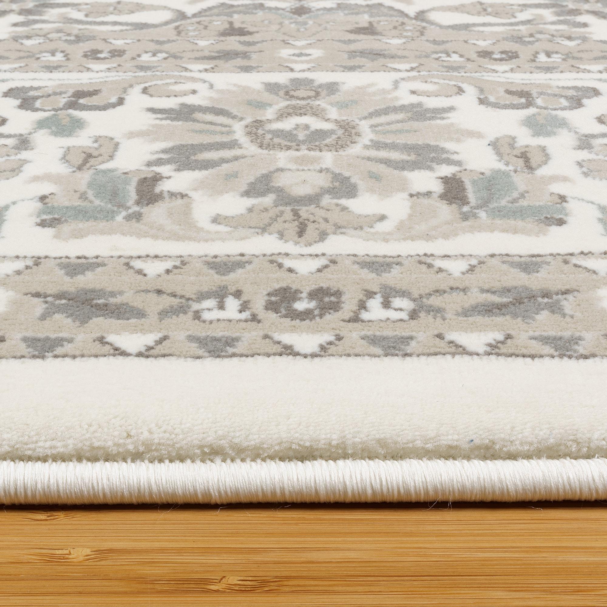 Gertmenian Majestic Vernon Traditional Oriental Floral Wide Border Area Rug