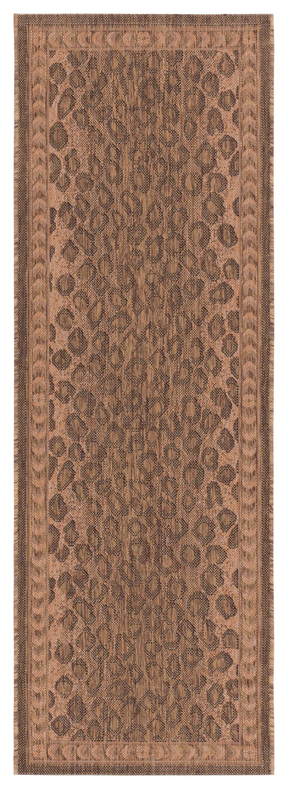 Courtyard CY6100 Power Loomed Runner Indoor/Outdoor Runner Rug - Natural/Gold - 2' 3" X 6' 7" - Safavieh.