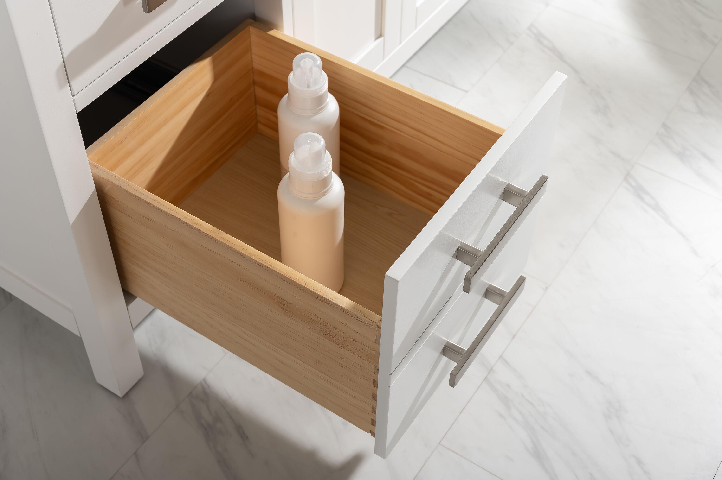 Design Element Valentino 54" Single Sink Vanity in White