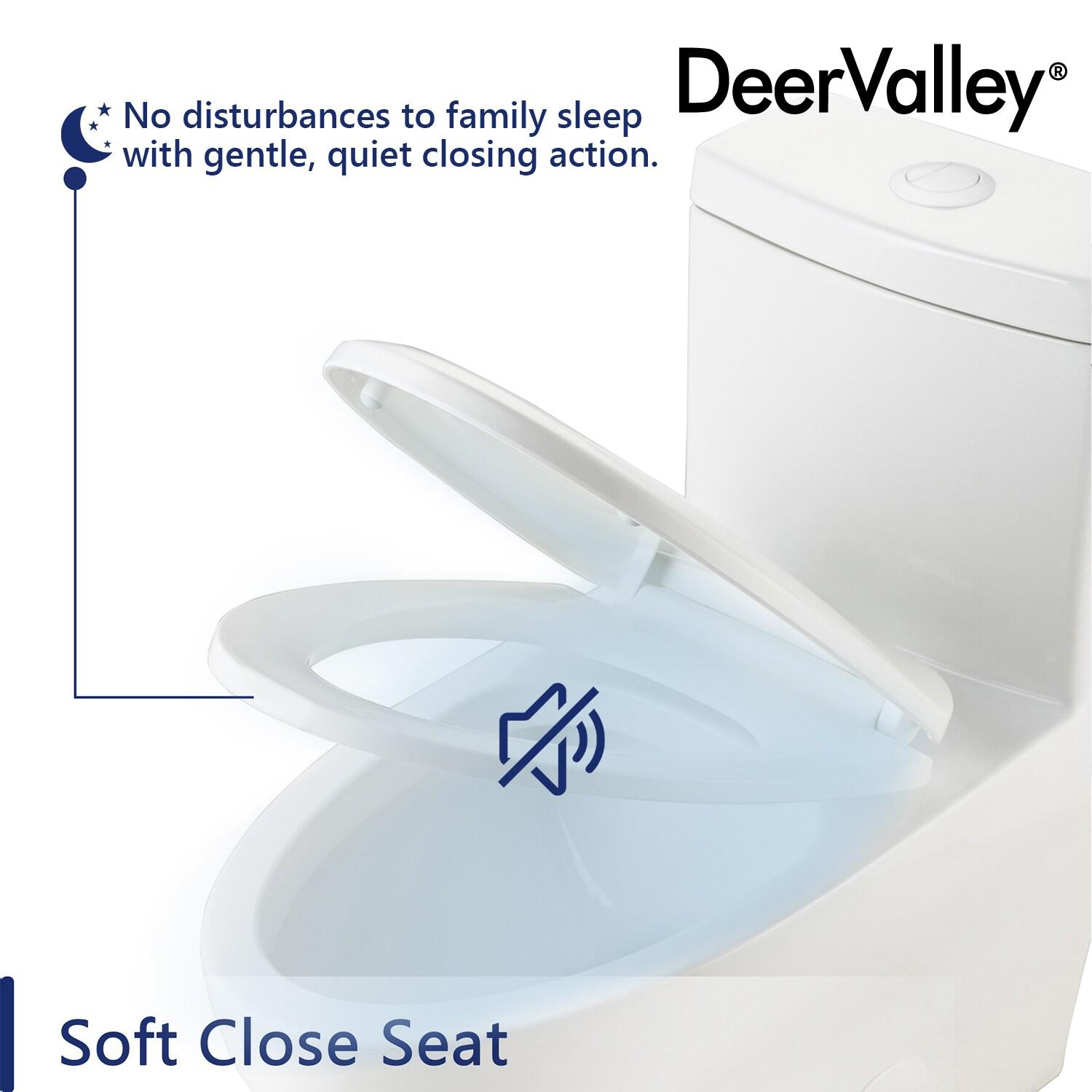 Ally Standard Bathroom Toielt, Modern Toilet with Comfort Chair Height Floor Mounted(Seat Included)