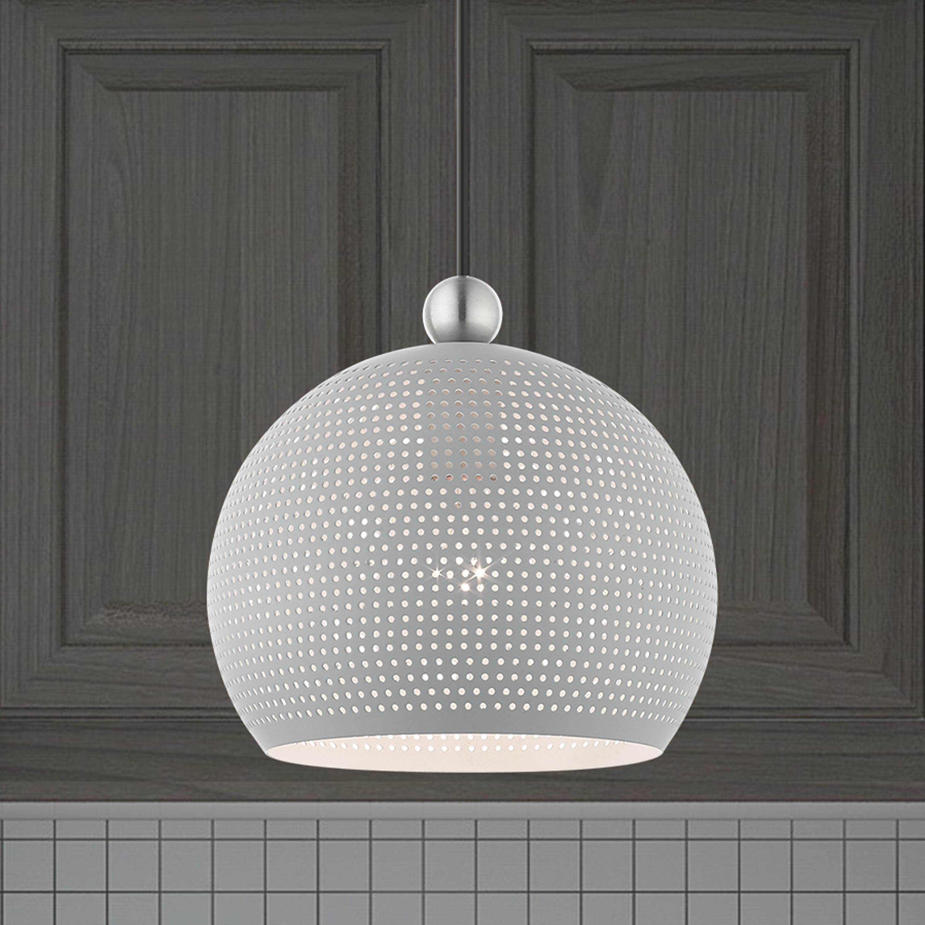 Livex Lighting Dublin 1 - Light Pendant in  Nordic Gray