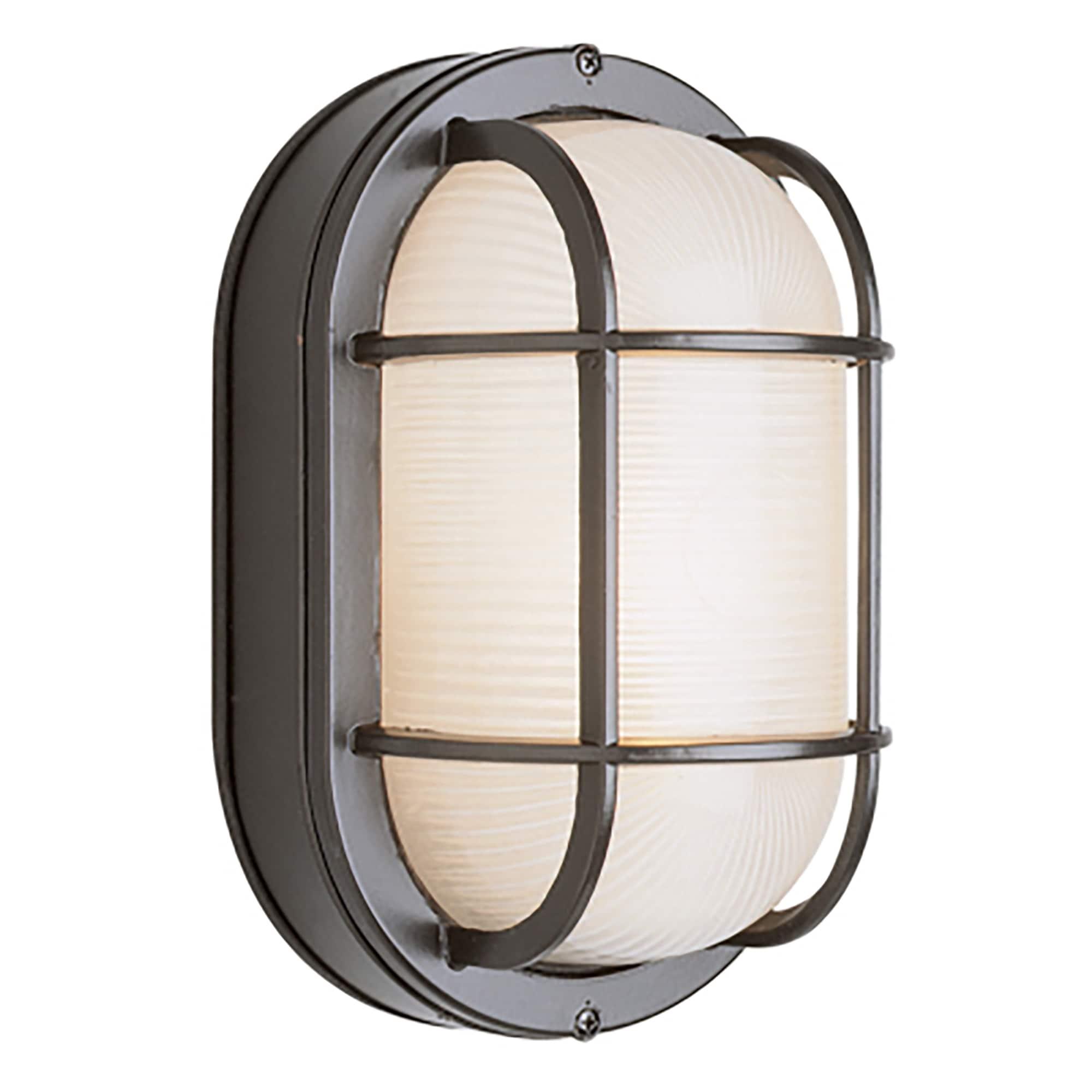 Trans Globe Lighting 41015 6.5" Width 1 Light Flush Mount Bulkhead Outdoor Wall Sconce -