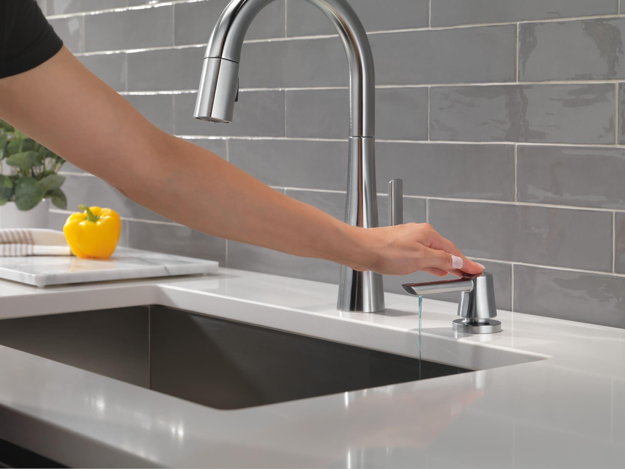 Delta Rp101850 Monrovia Deck Mounted Soap Dispenser - Lumicoat Arctic Stainless