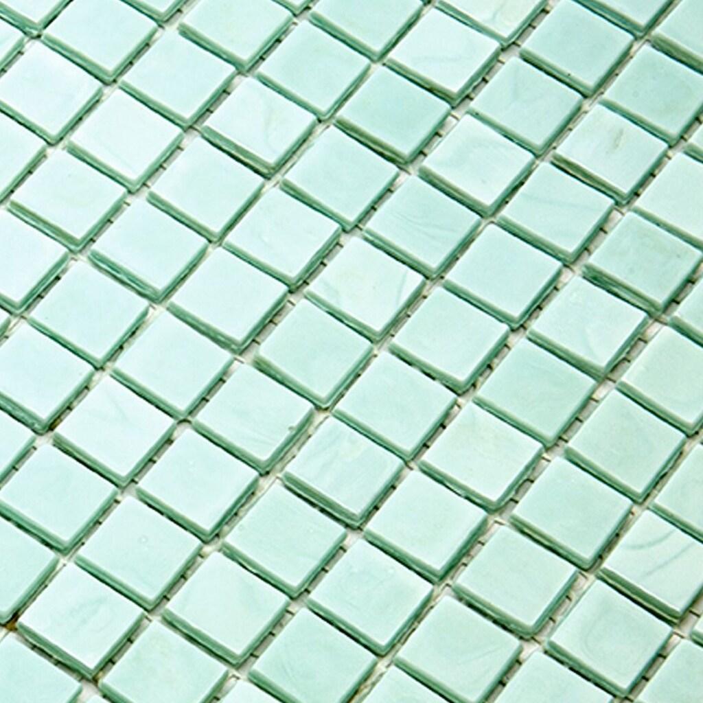 Skosh 0.6" x 0.6" Glass Grid Mosaic Wall & Floor Tile