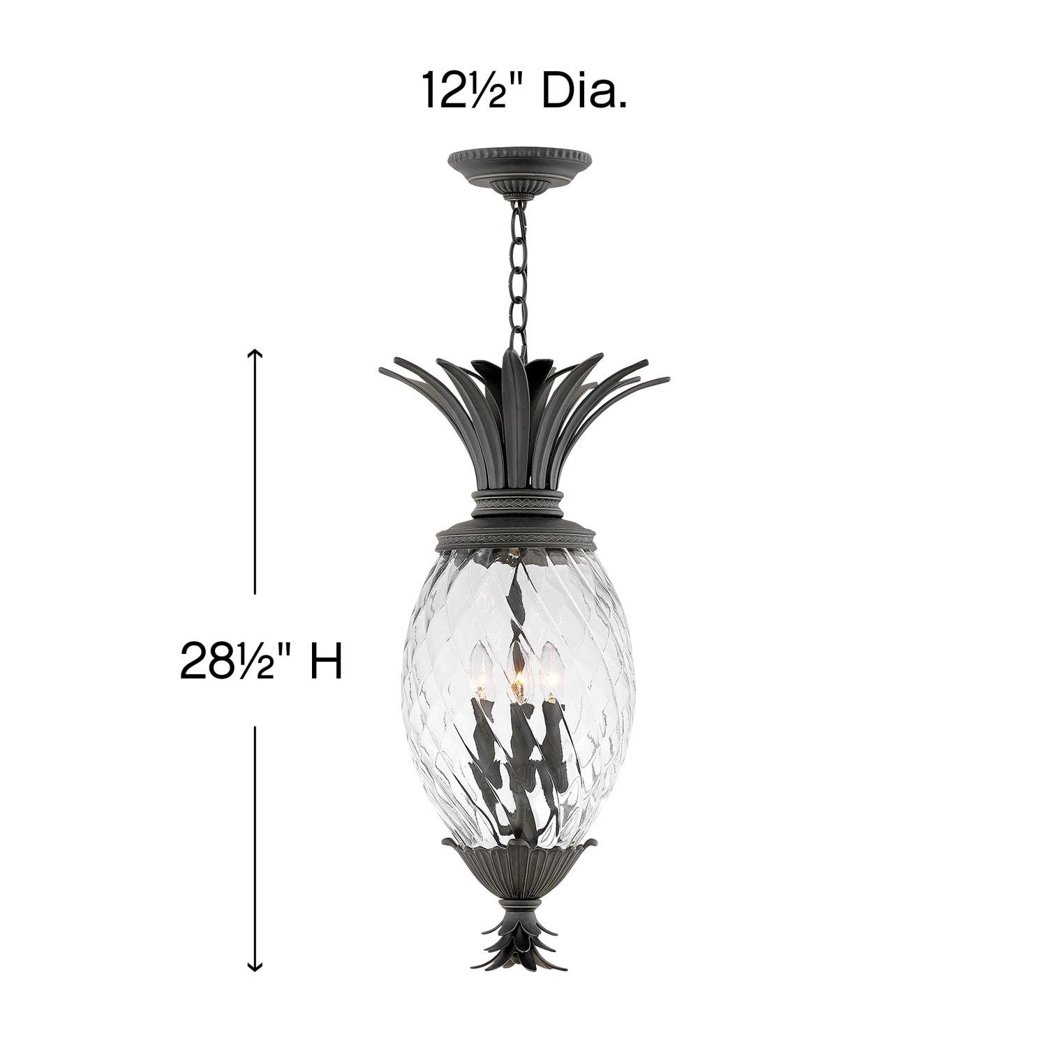 Hinkley Lighting - Four Light Outdoor Lantern - Outdoor - Plantation - 4 Light