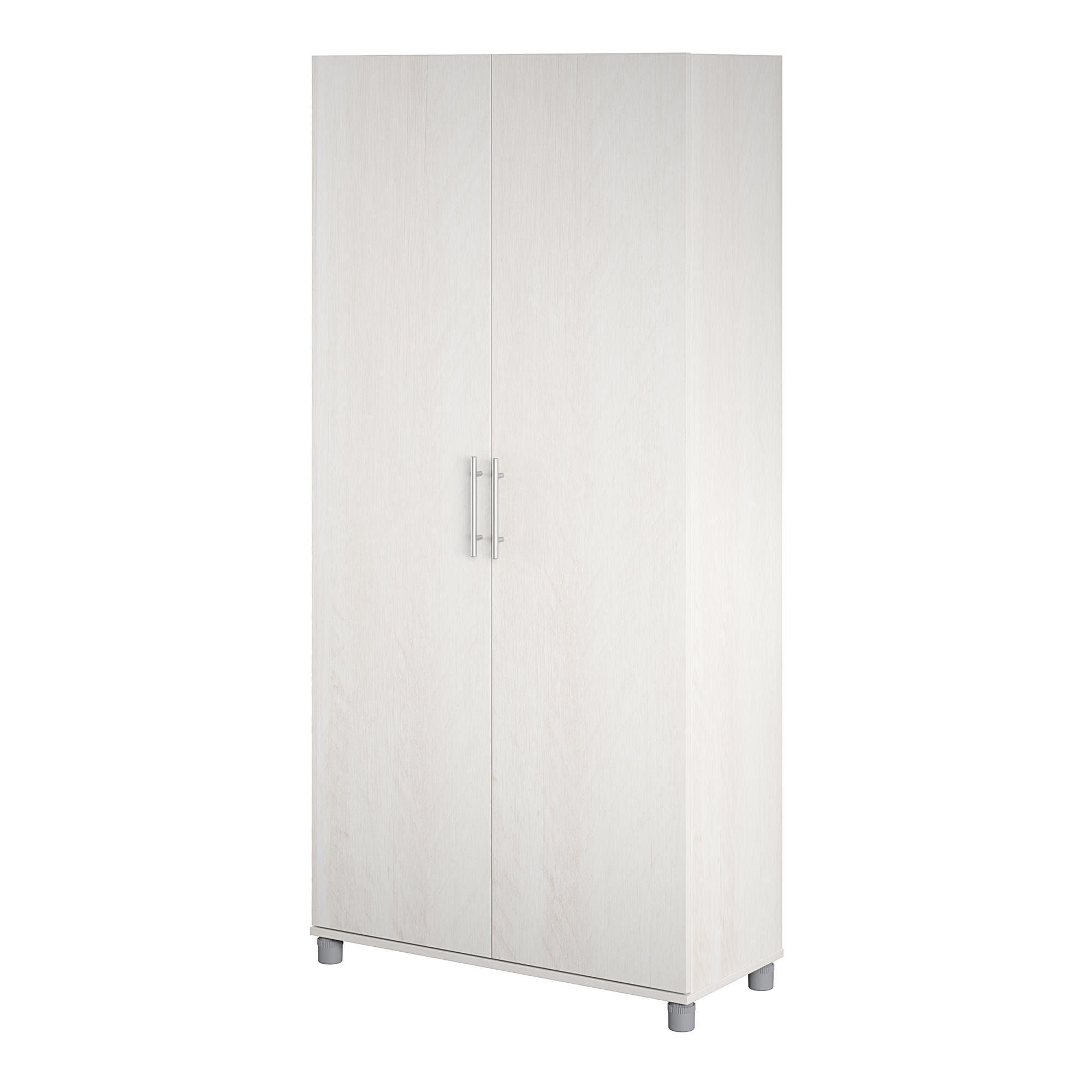 Systembuild Camberly 36" Utility Storage Cabinet, Ivory Oak