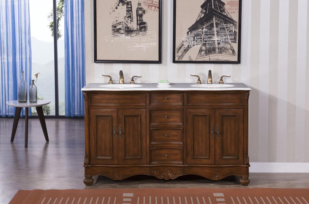 Etta Avenue™ Mannie 60'' Double Bathroom Vanity with Top