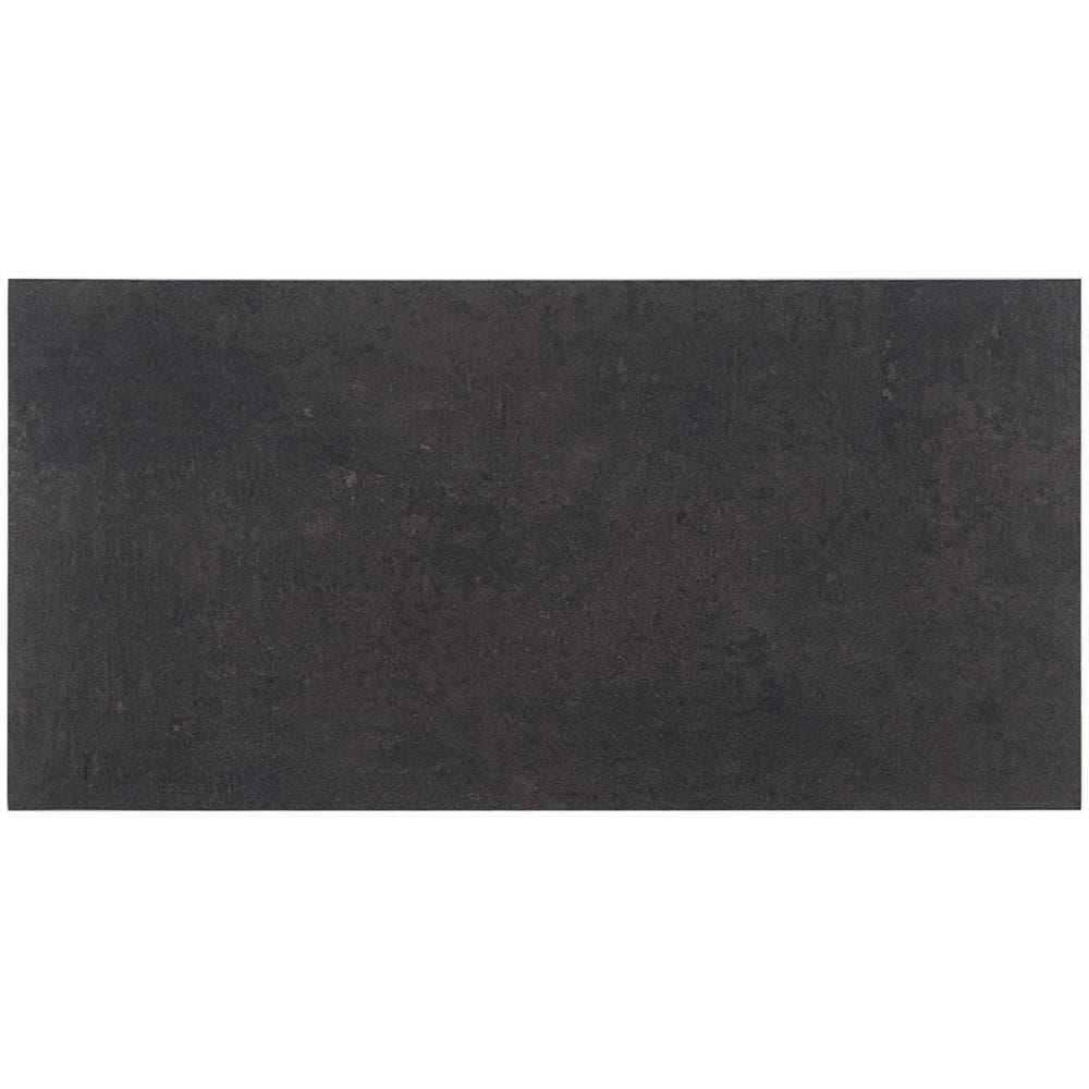 Large Format 12" x 24" Porcelain Concrete Look Wall & Floor Tile