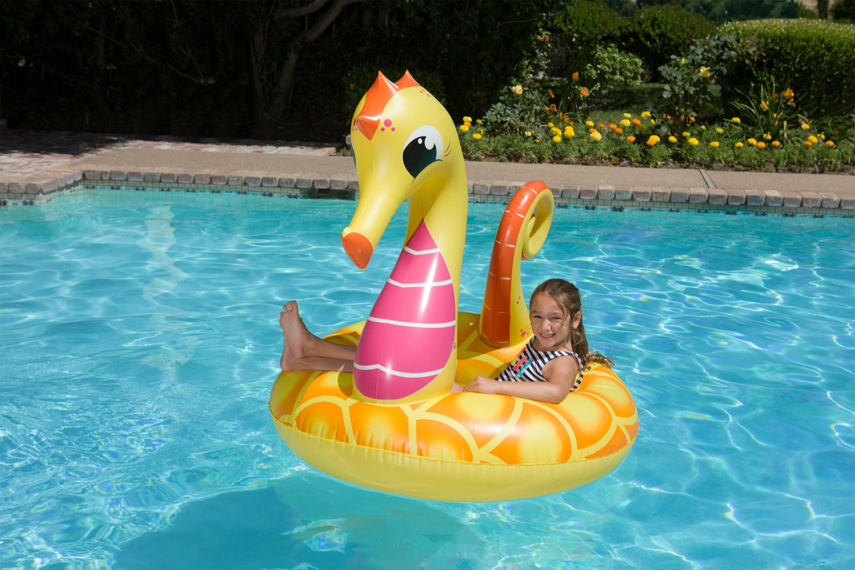 Poolmaster 48" Yellow Seahorse Tube