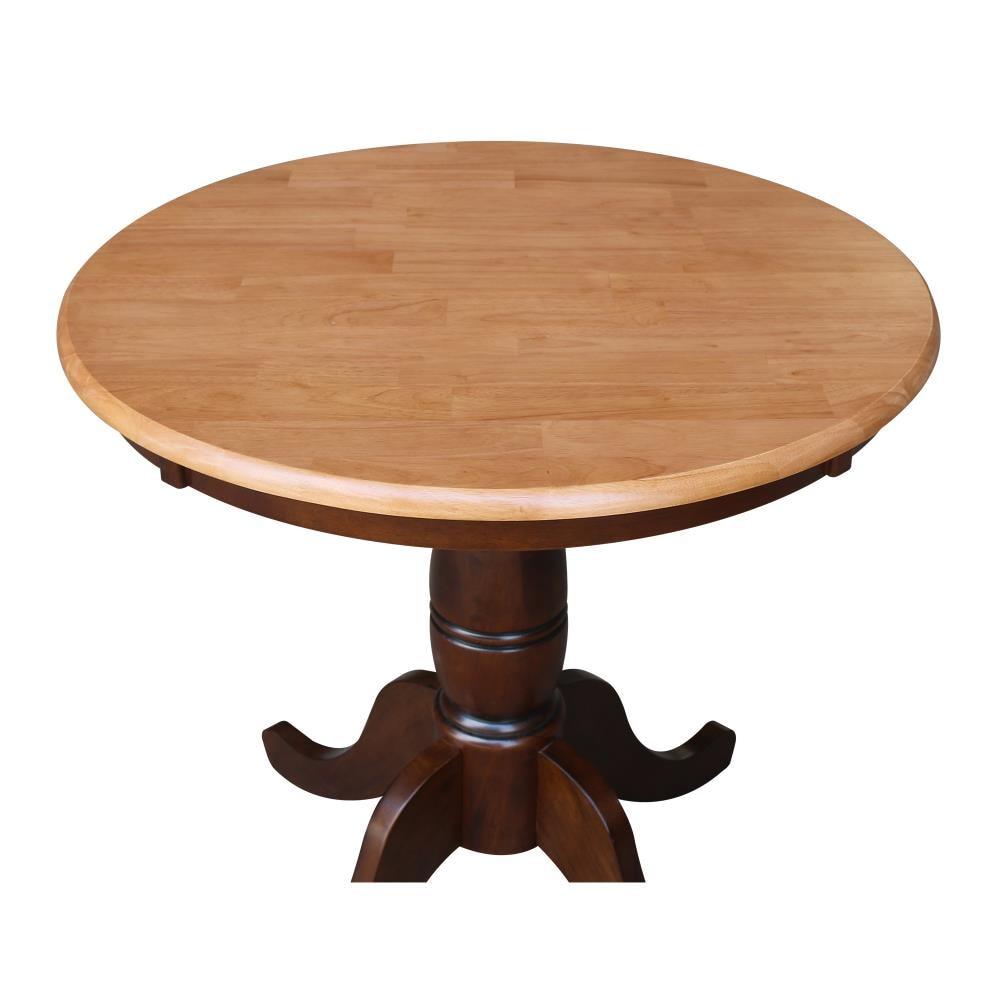 International Concepts Oakdale 30 in. Round Top Pedestal Dining Table