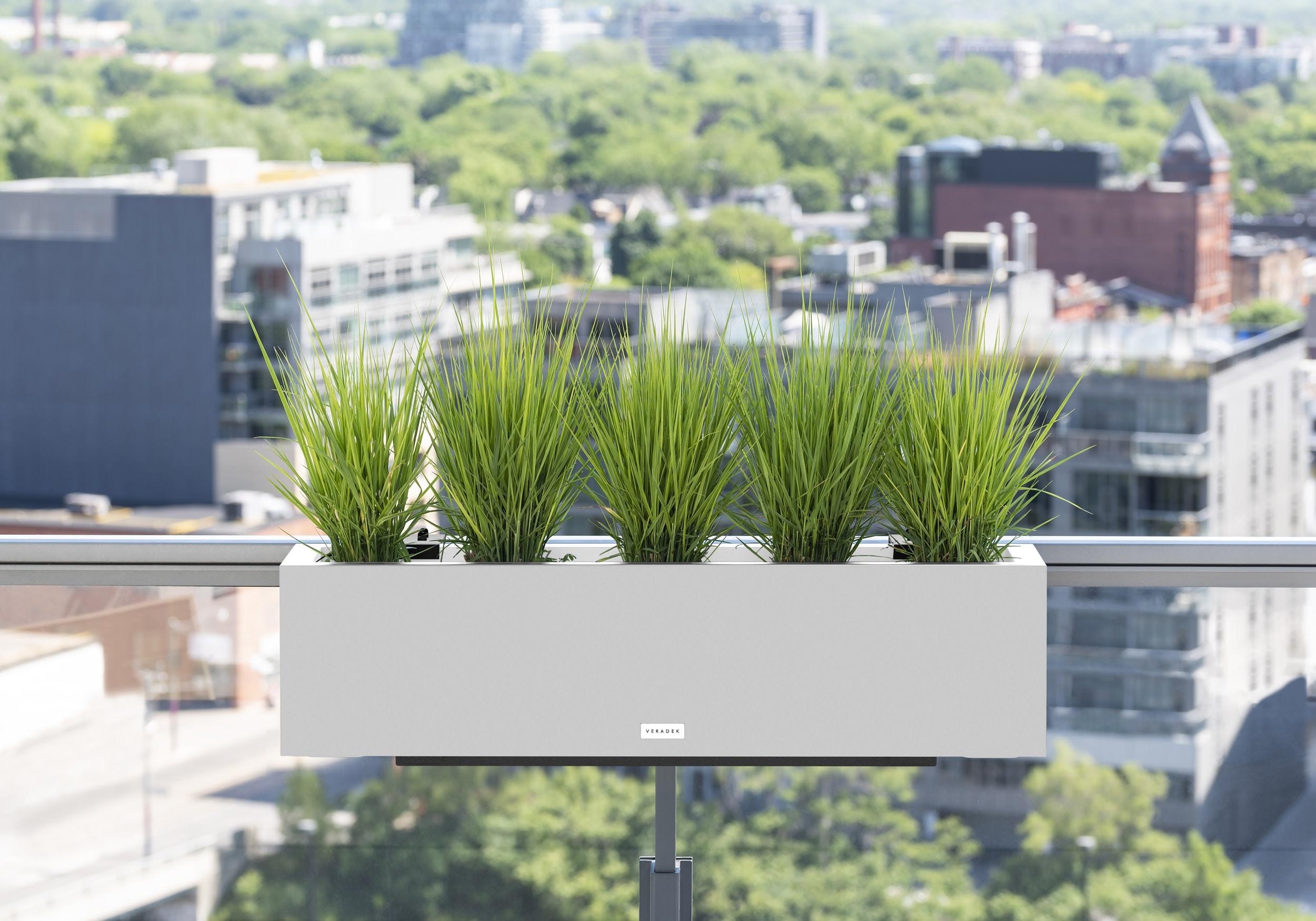 Block Series Railing Window Box Planter