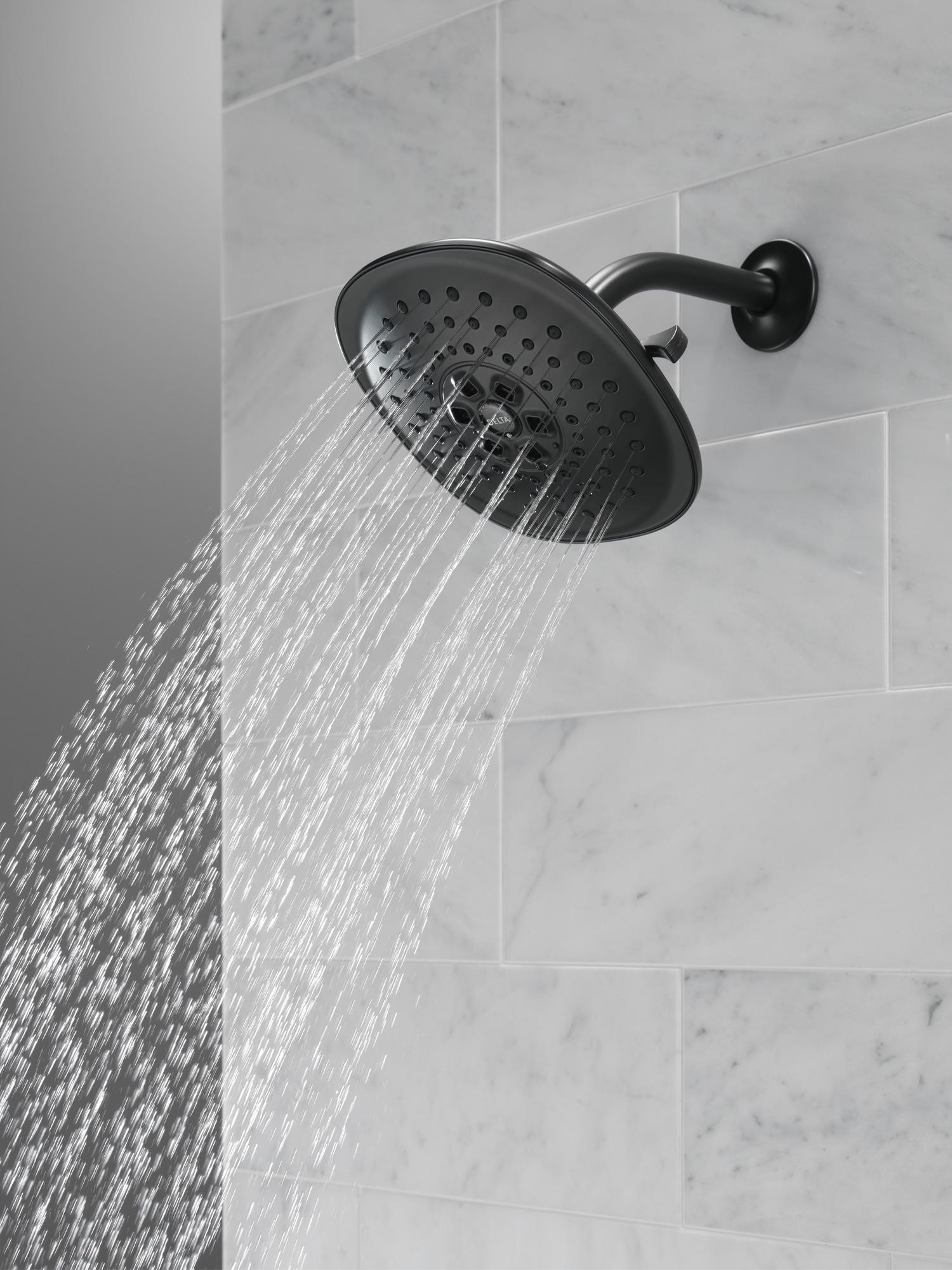 Universal Showering Components Shower Head in Matte Black
