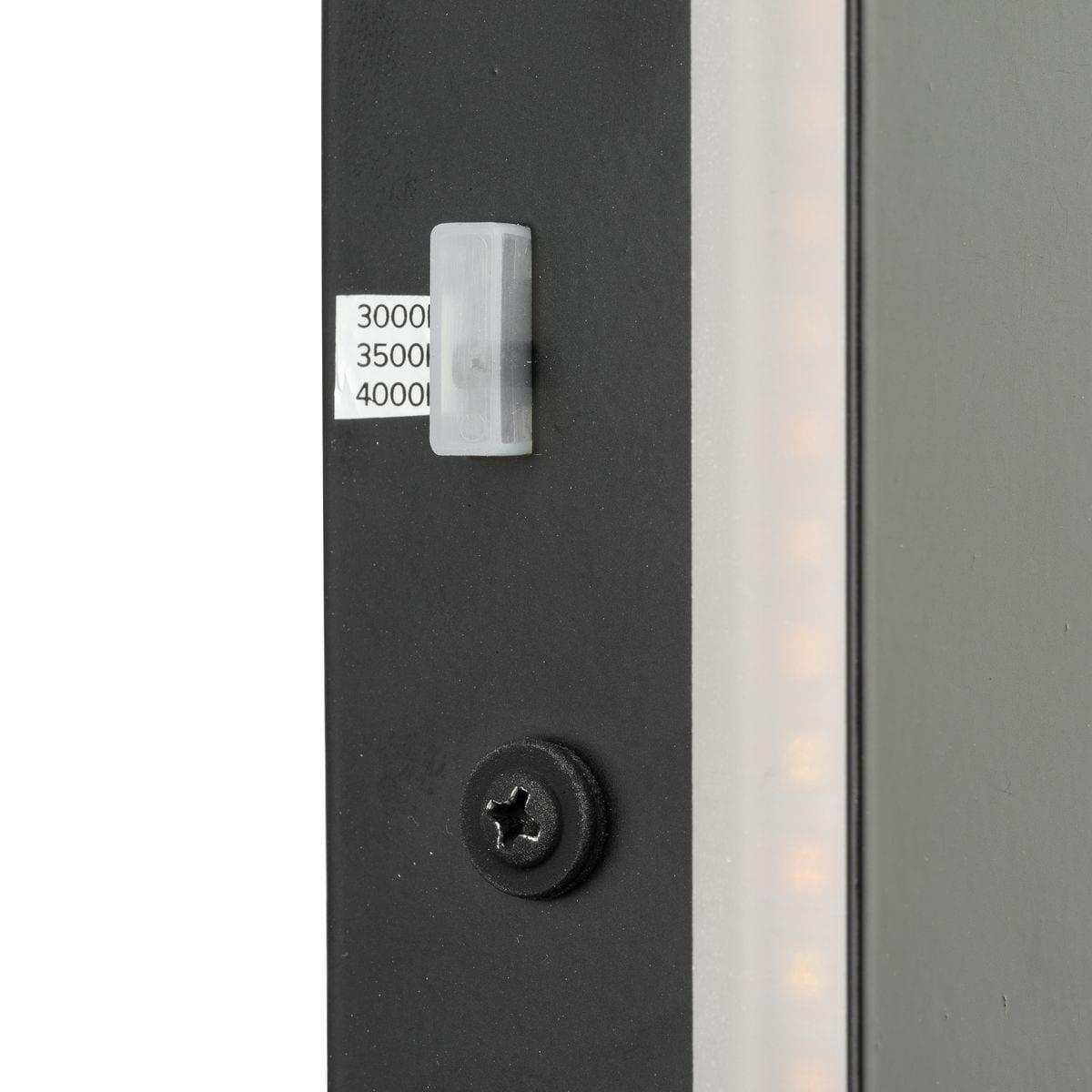 LED Matte Black Contemporary Outdoor Wall Light