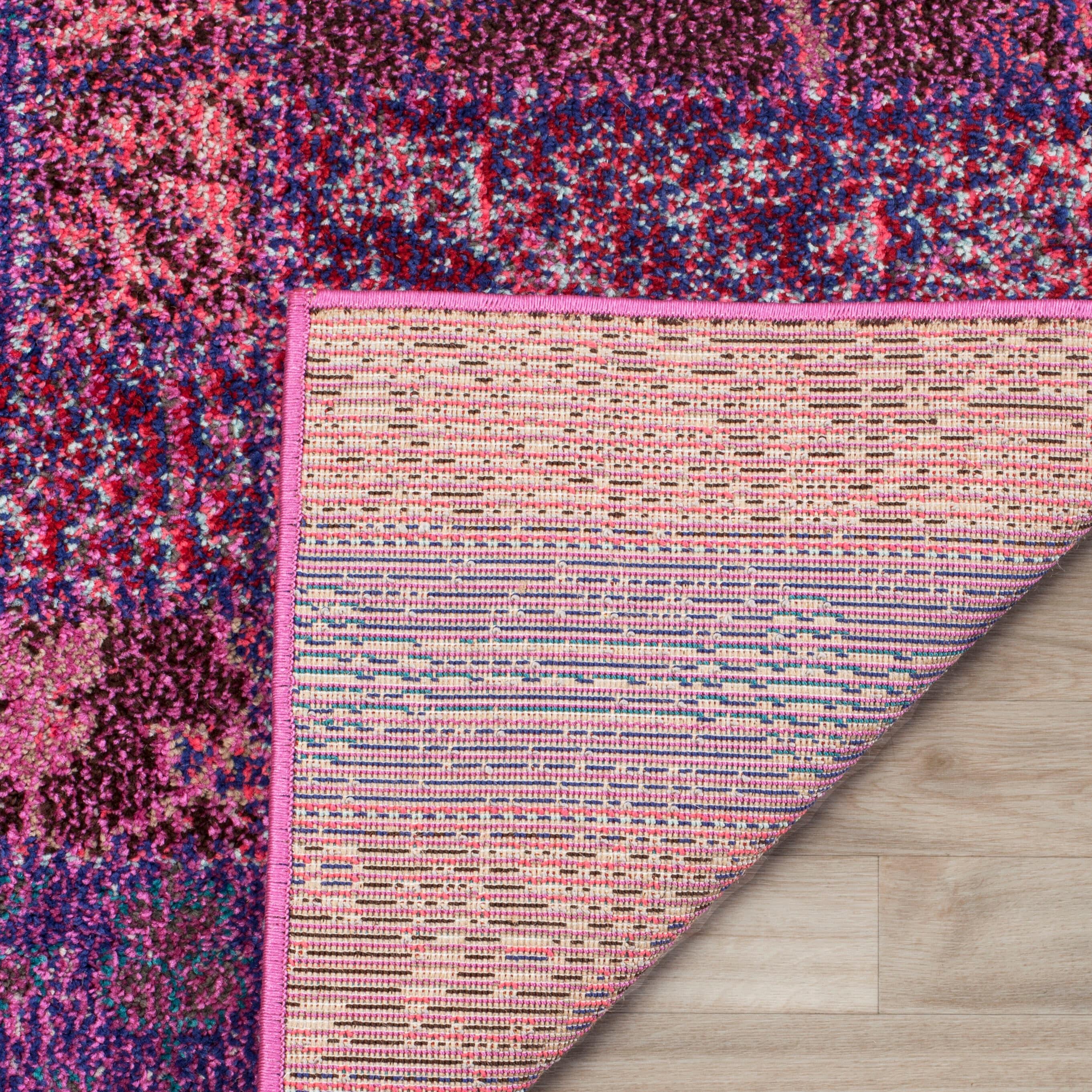 Monaco MNC214 Power Loomed Indoor Area Rug - Purple/Multi - 9'x12' - Safavieh