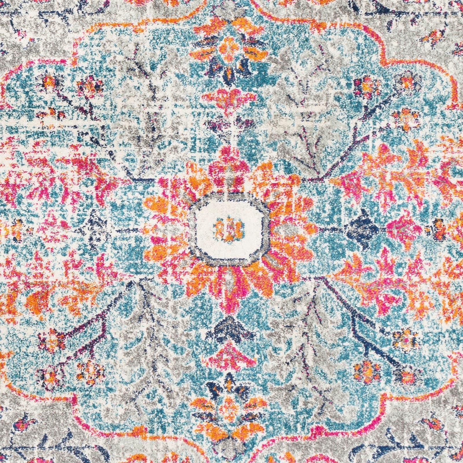 2'7"x7'3" Abby Traditional Rugs Gray - Artistic Weavers: Stain & Fade-Resistant Runner, Medium Pile, Polypropylene
