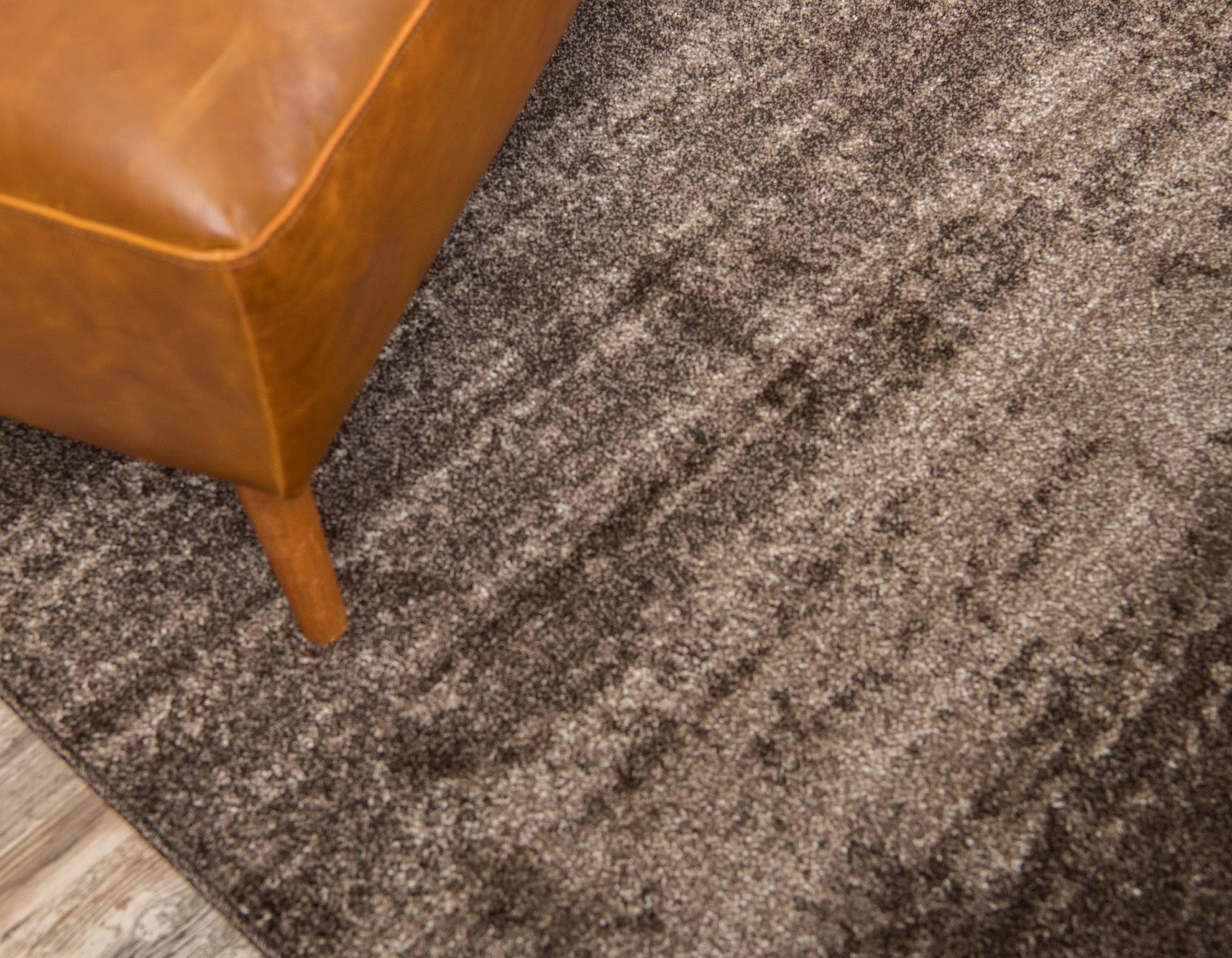 Unique Loom Del Mar Collection Area Rug - Lucille (5' 3" x 8' Rectangle Brown/Ivory)
