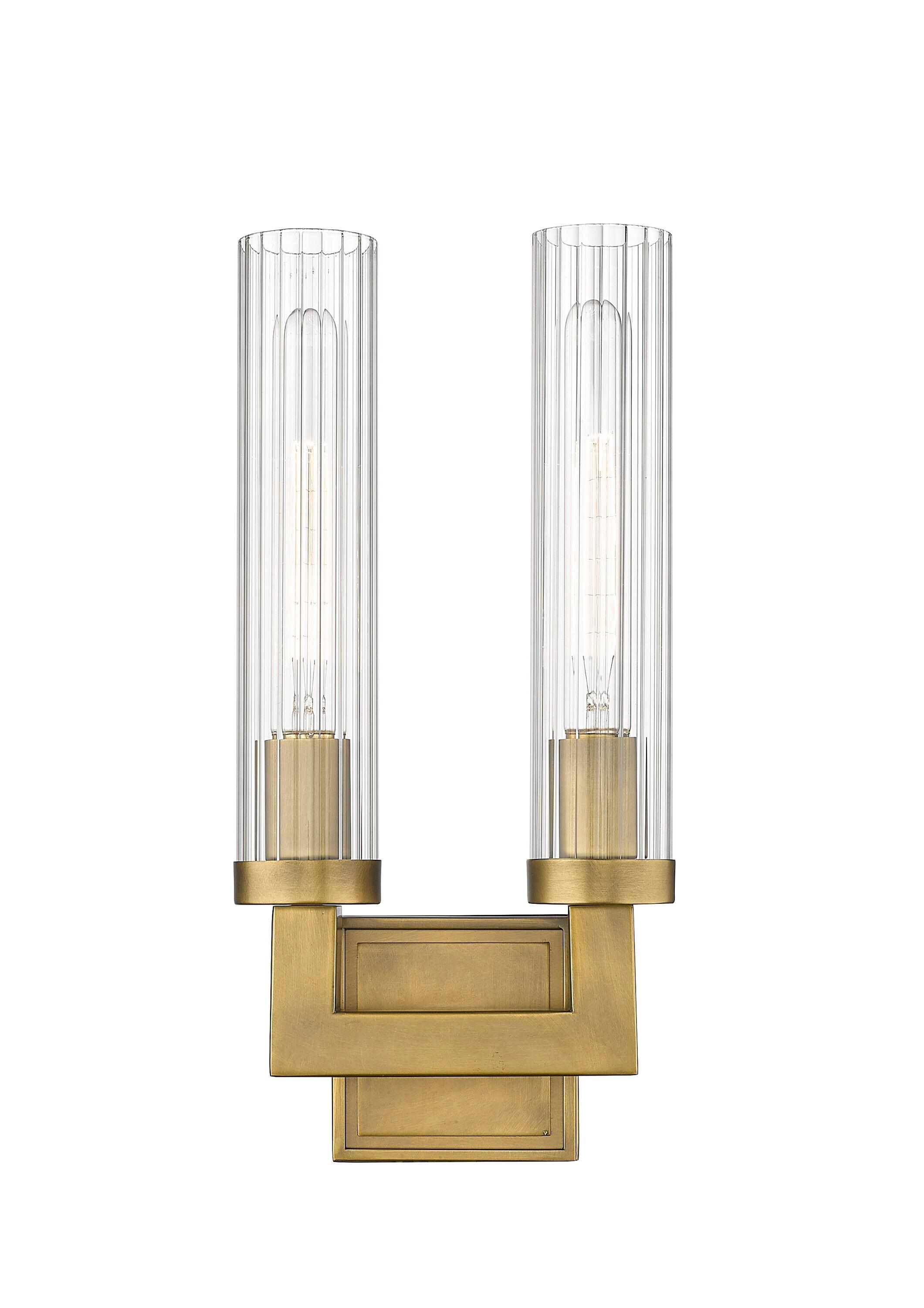 Z-Lite Beau 2 - Light Wall Light in  Rubbed Brass