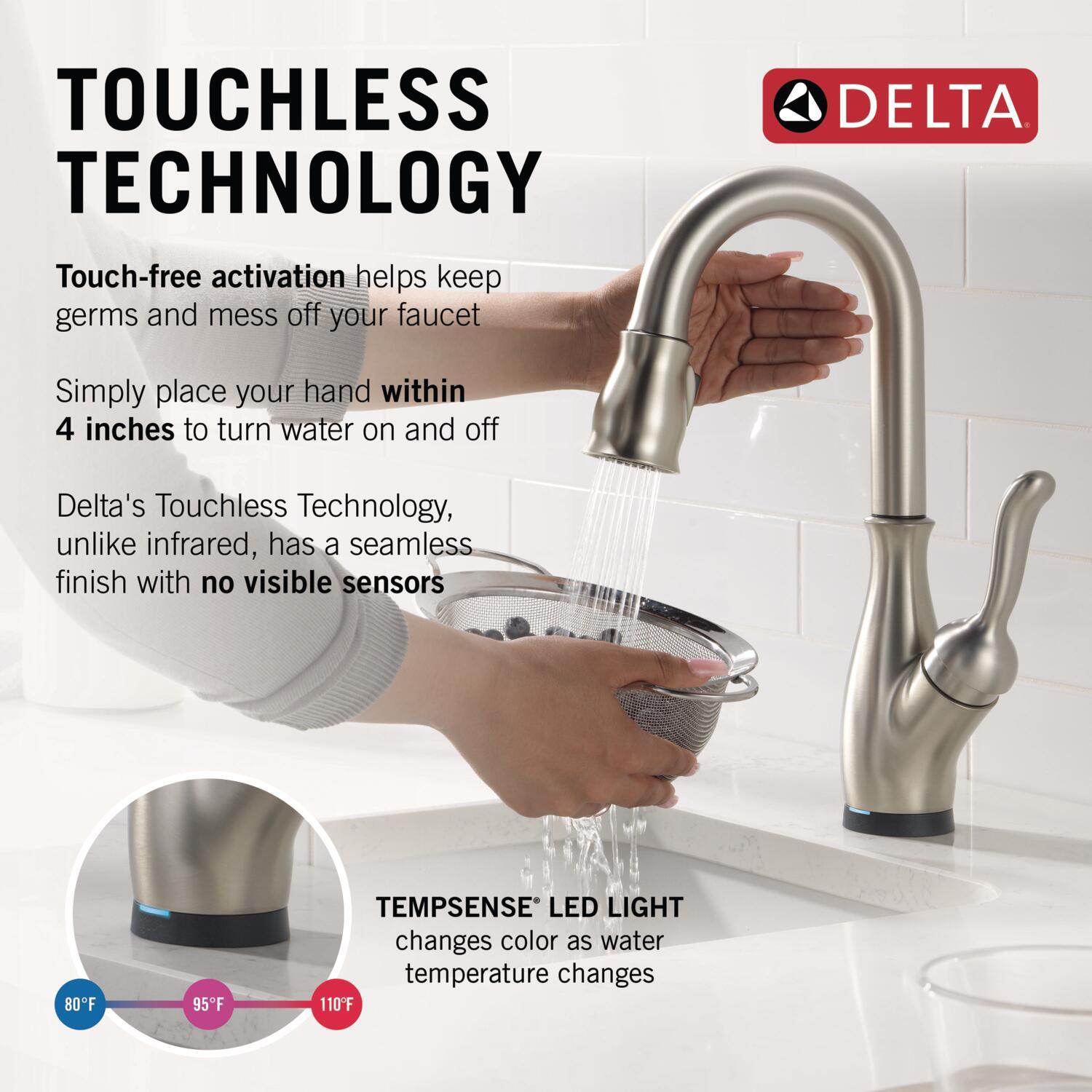 Leland Touch2O Bar / Prep Faucet with Touchless Technology