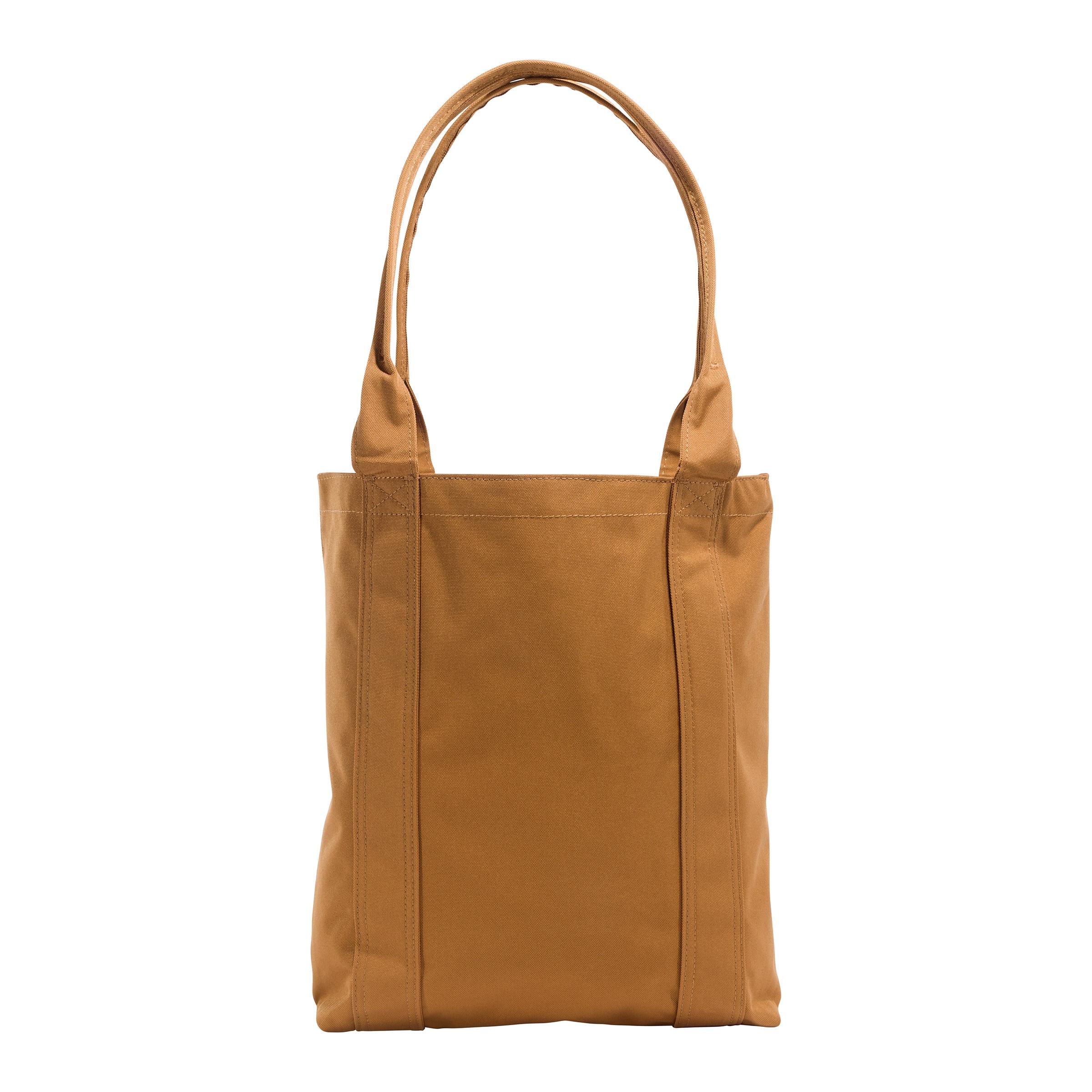 Carhartt Brown Durable Water-Resistant Nylon Tote Bag