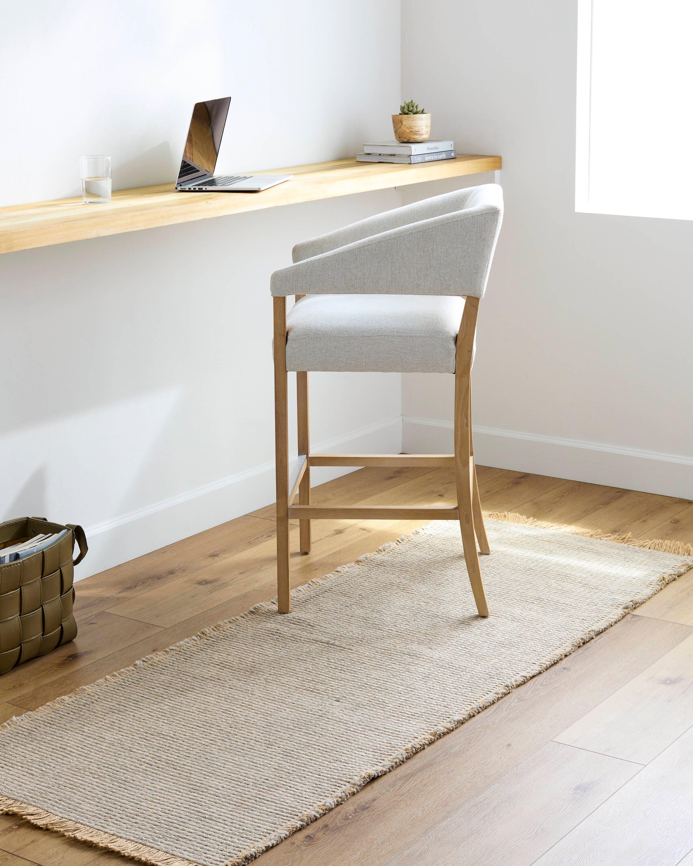 Kimi II Jute Rug by Becki Owens x Surya - Gray and Natural / 2'7" x 7'3" Runner