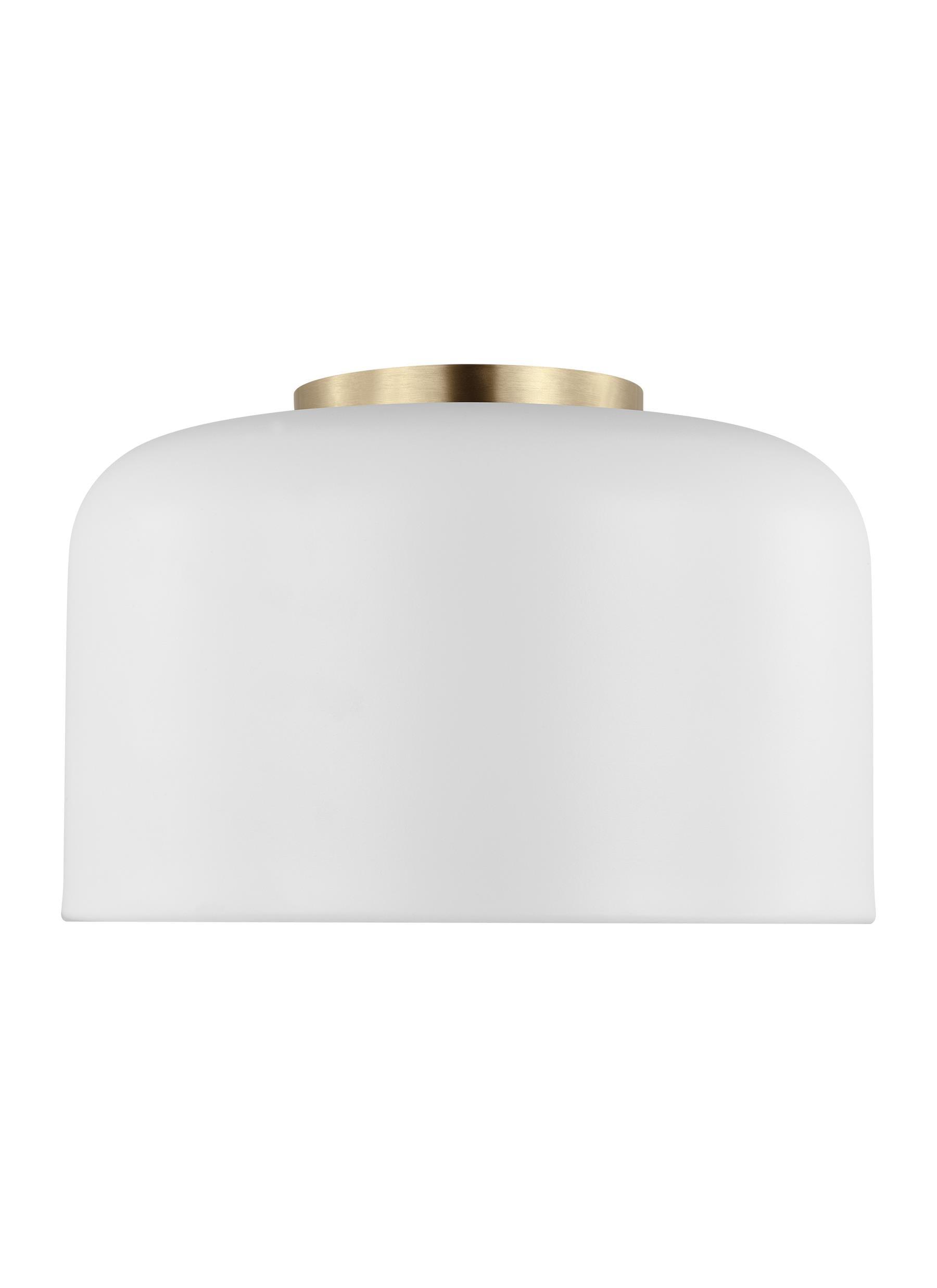 Malone Matte White LED Flush Mount Ceiling Light