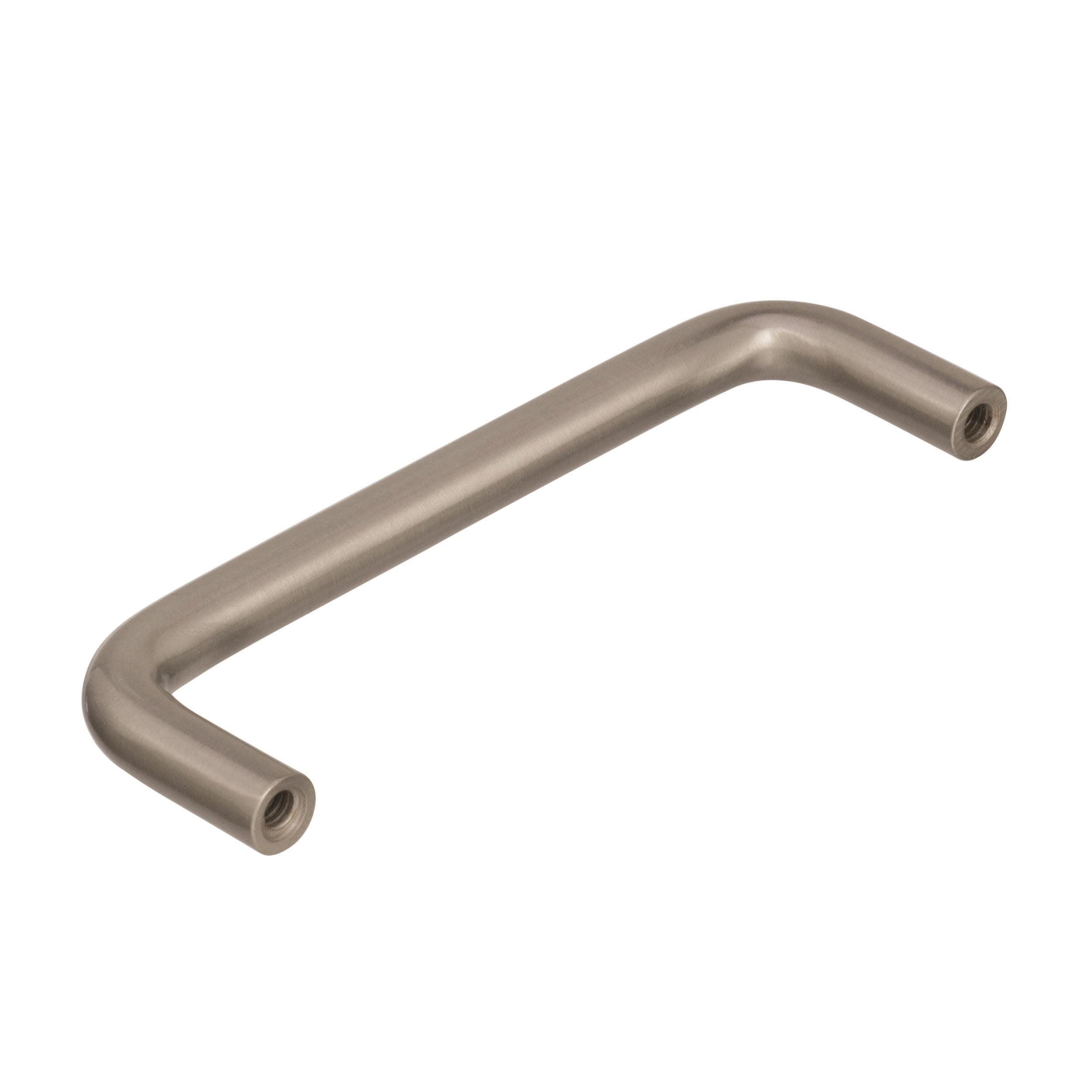 Brushed Nickel 4-Inch Cabinet Bar Pull with Mounting Hardware