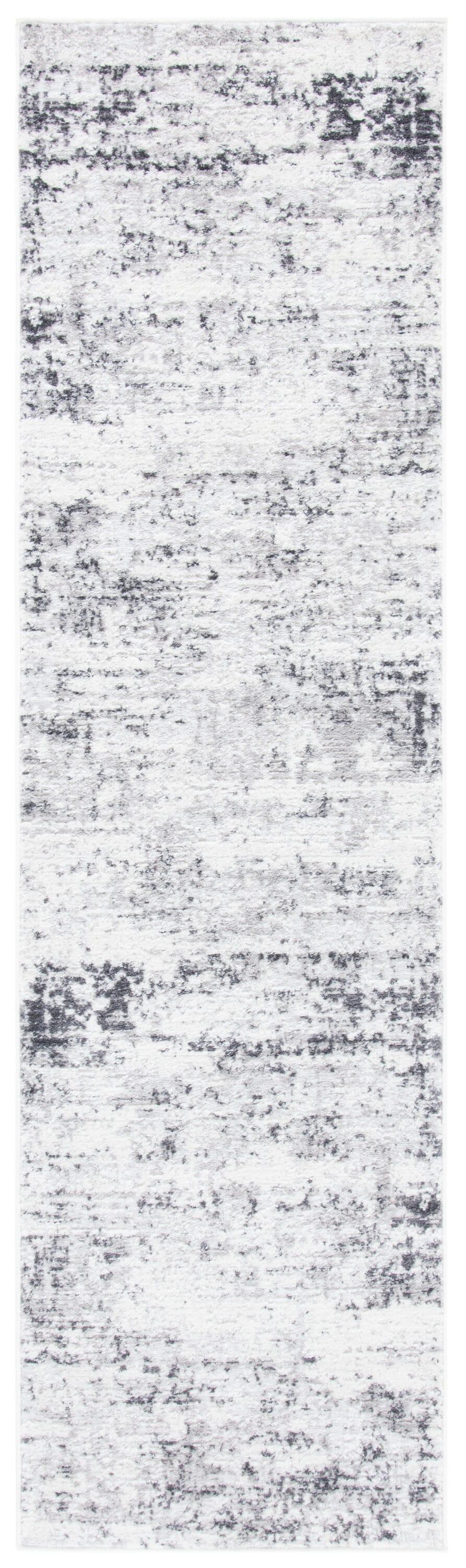 Amelia ALA700 Power Loomed Runner Rug - Ivory/Grey - 2'2"x12' - Safavieh.