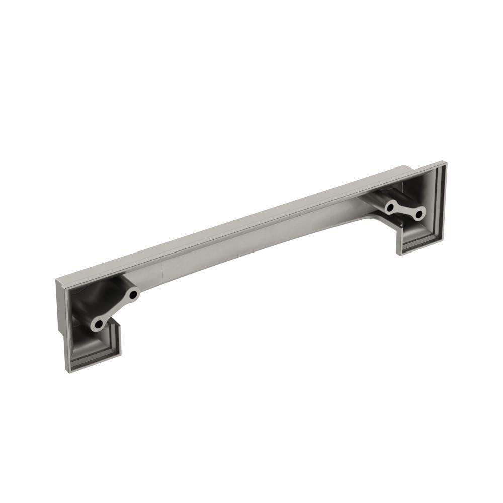 Amerock Appoint 5-1/16 inch or 6-5/16 inch (128mm or 160mm) Center-to-Center Satin Nickel Cabinet Cup Pull