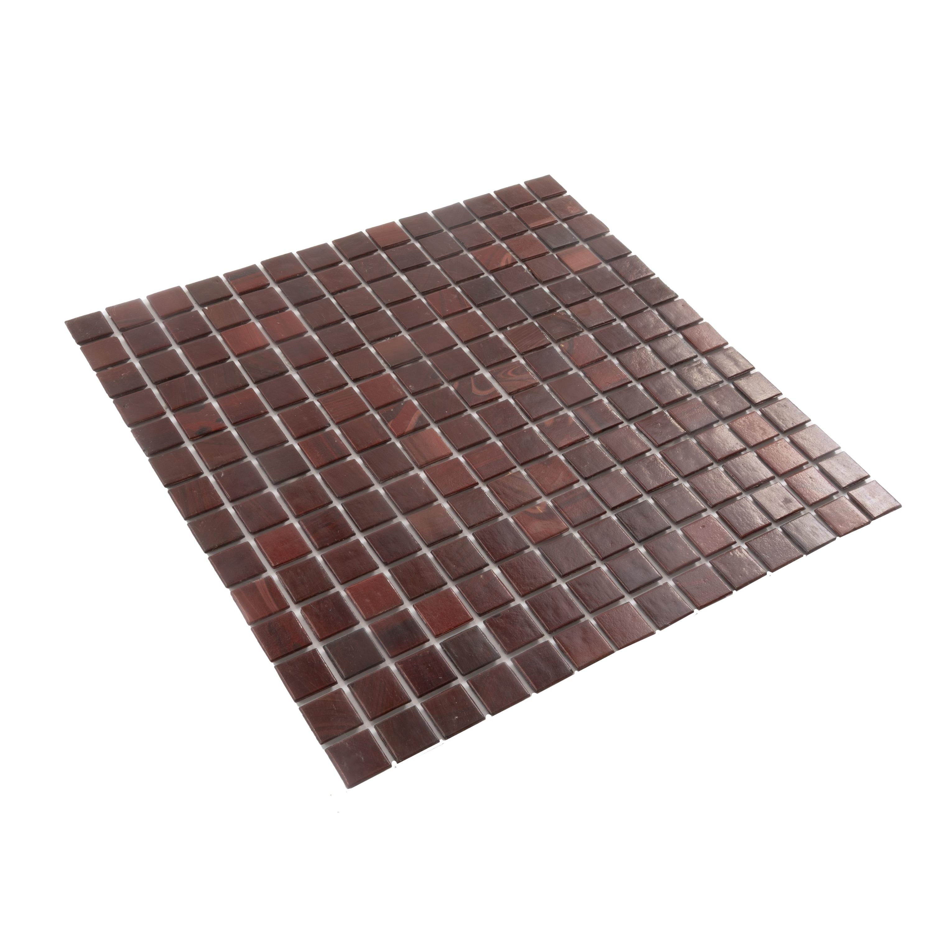 Dune 0.8" x 0.8" Glass Grid Mosaic Wall & Floor Tile