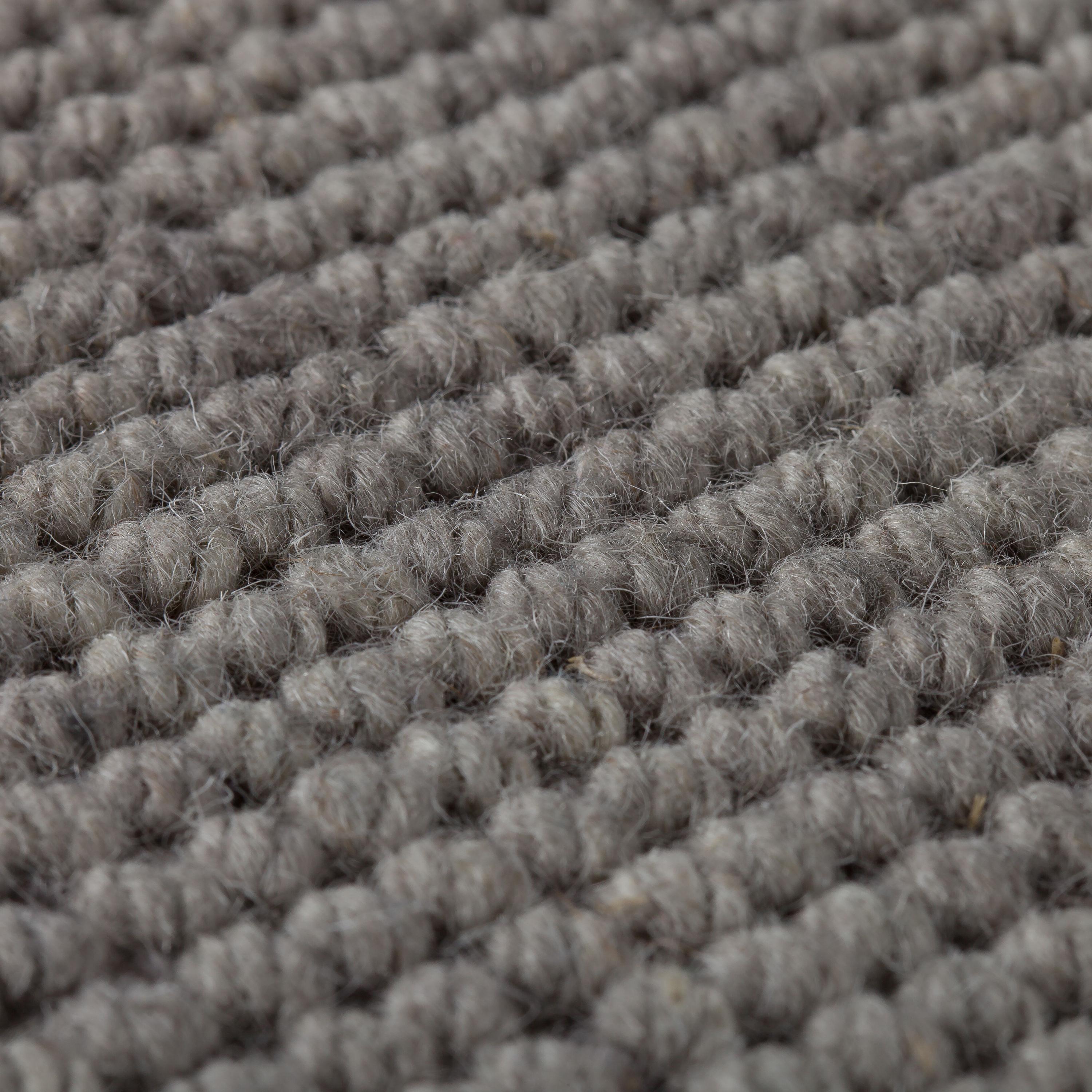 Addison Rugs Jaxon 4 x 6 (ft) Loomed Wool Grey Rectangular Indoor Solid Farmhouse/Cottage Area rug