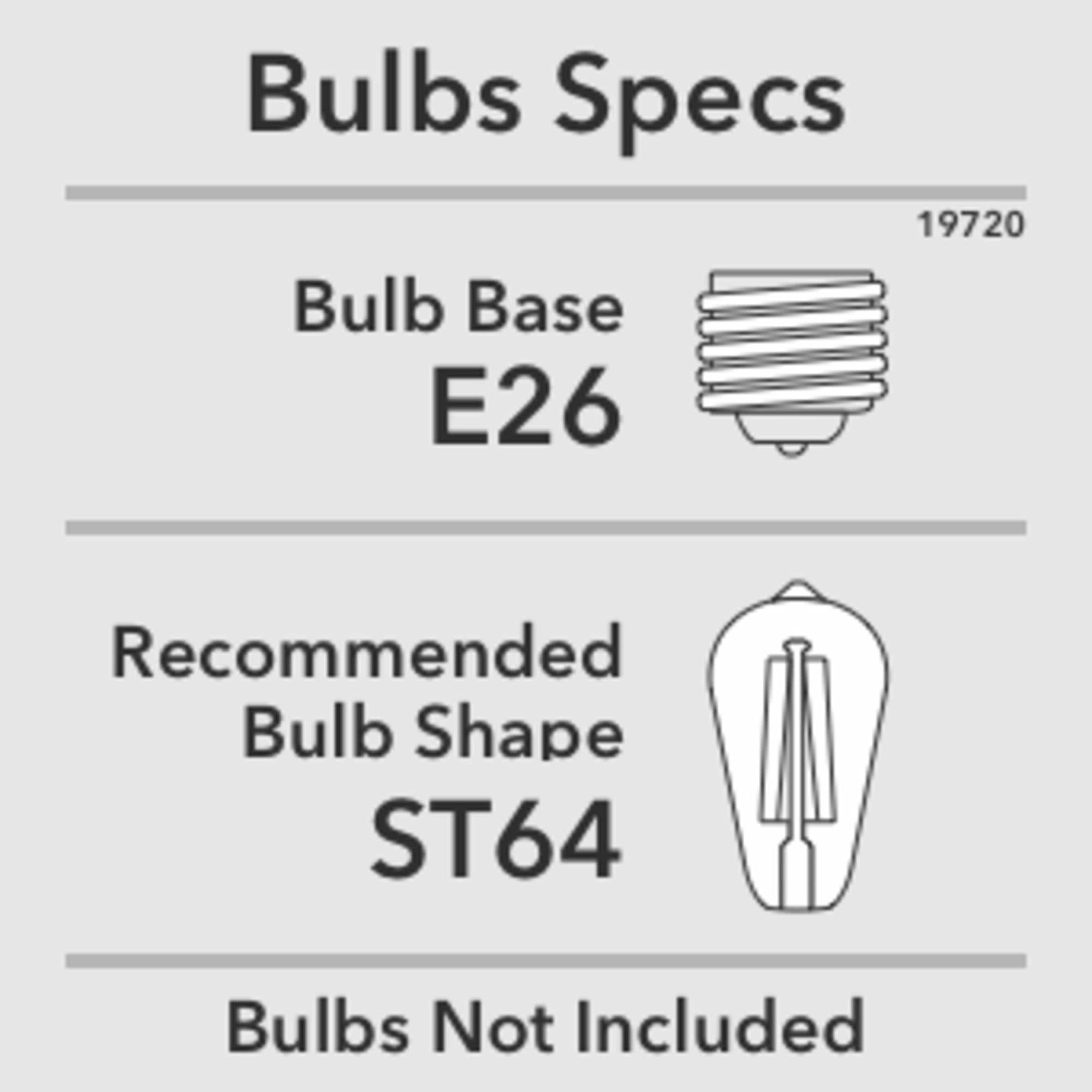 Hunter - Lochemeade 4-light Noble Bronze, Large Chandelier, Dimmable, Linear Shaped, for Bedrooms, Kitchens, Dining, Living Rooms - 19720