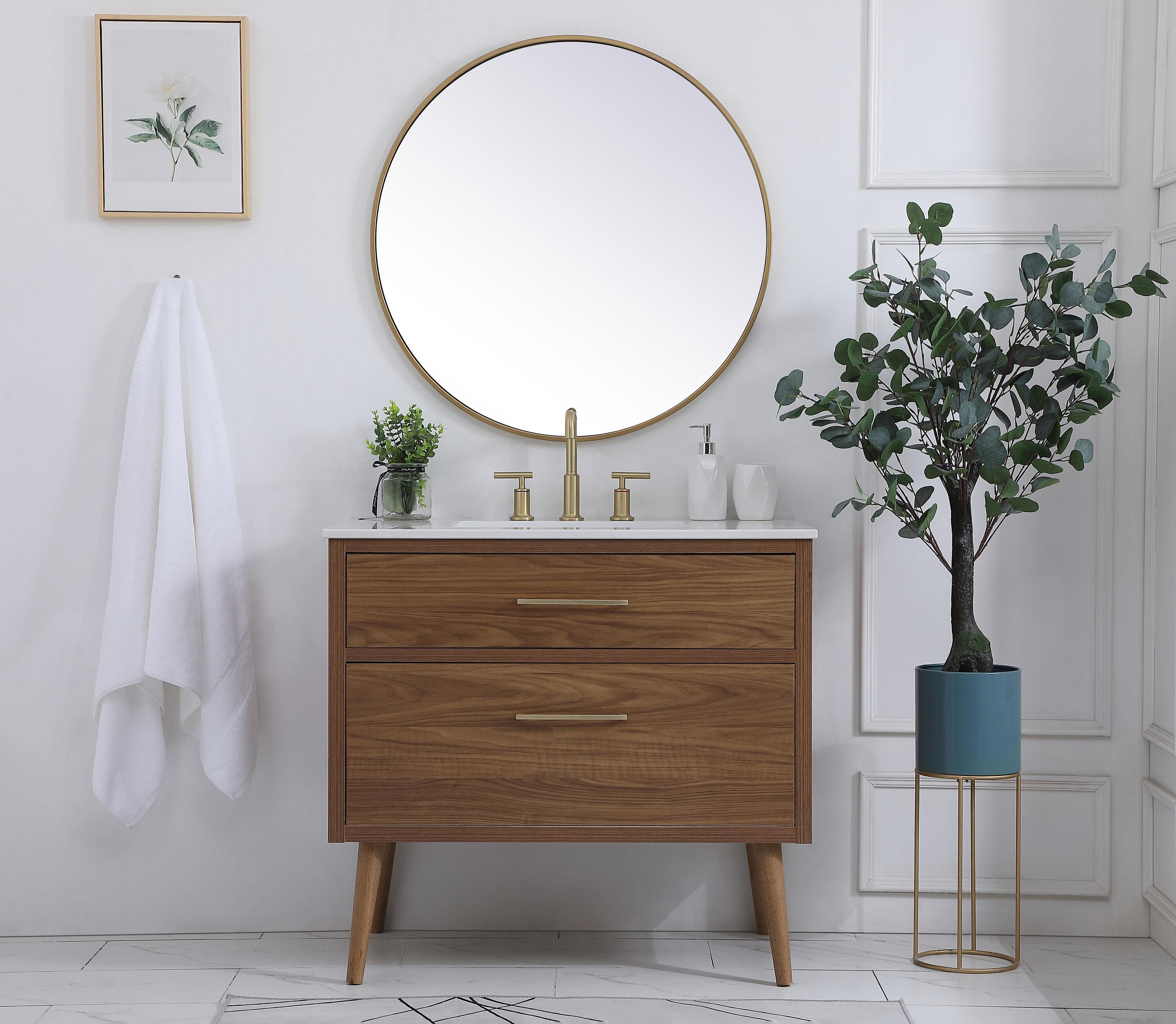 Elegant Kitchen and Bath Elegant Kitchen and Bath 36 Inch Bathroom Vanity in White