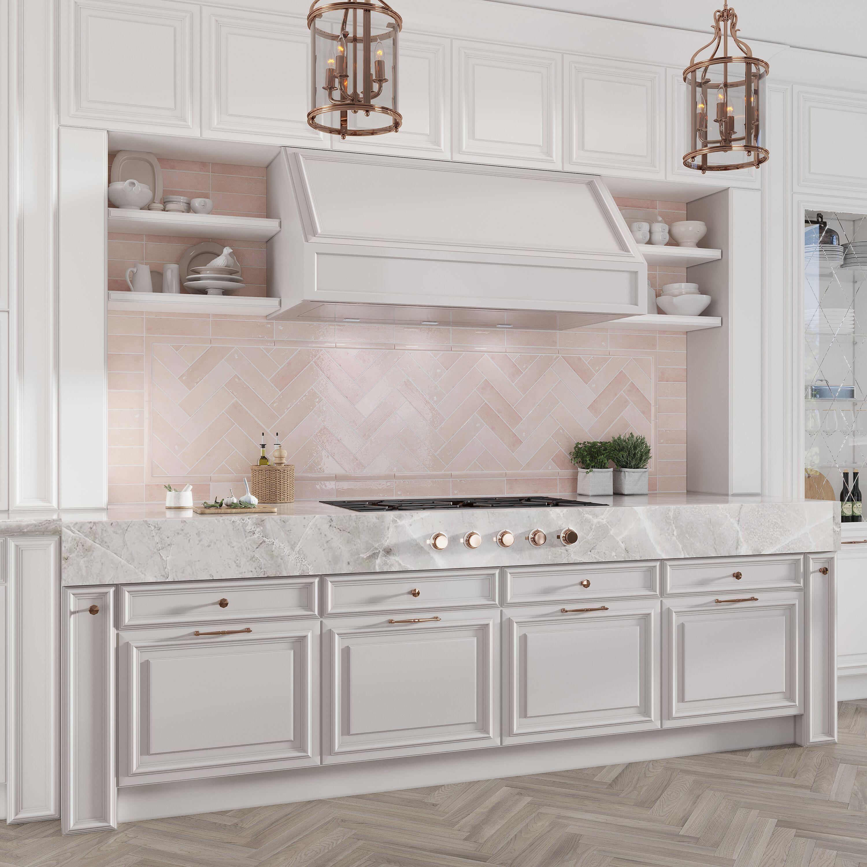 Apollo Tile 3" x 8" Ceramic Subway Wall Tile