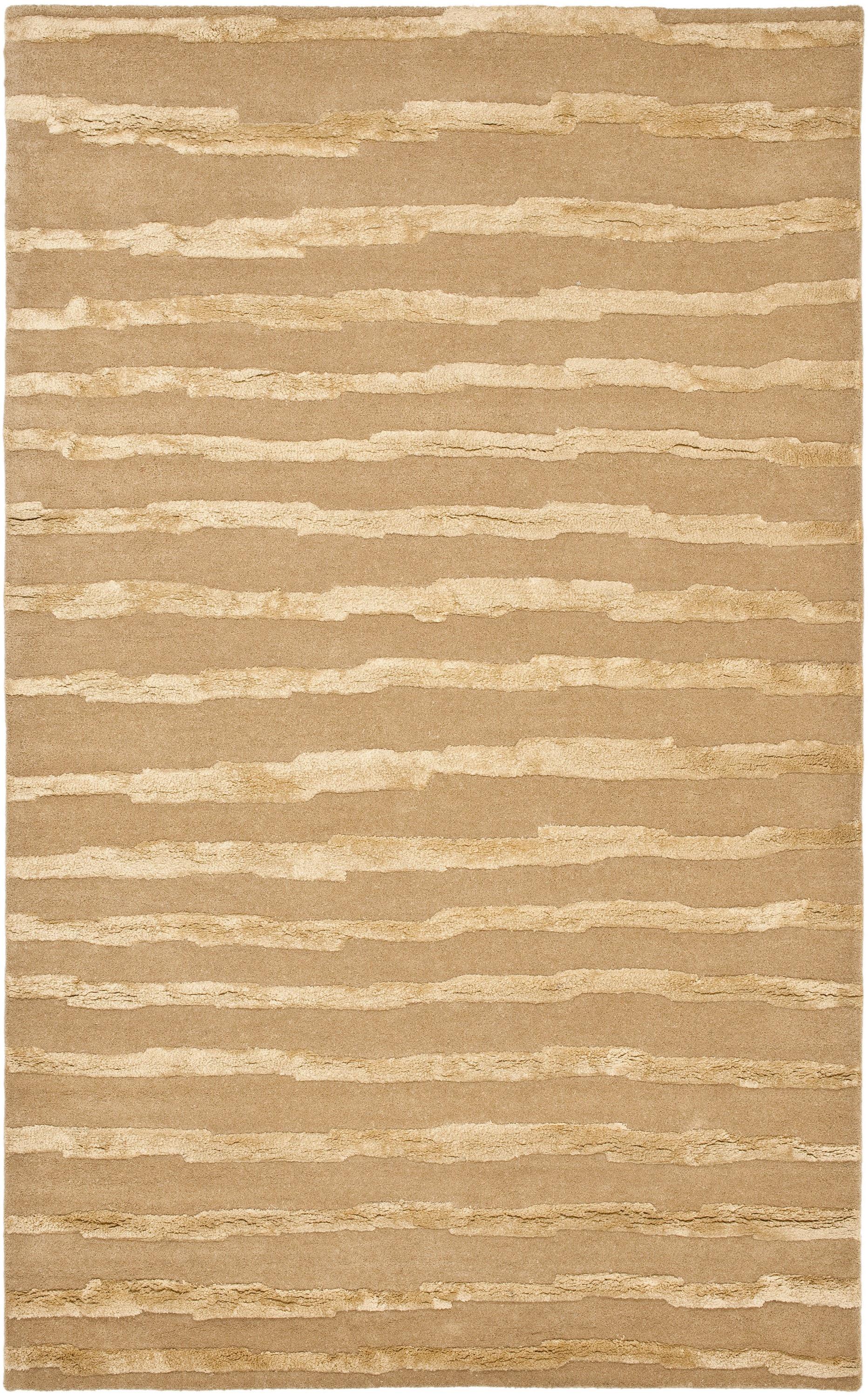 Soho SOH519 Hand Tufted Indoor Area Rug - Beige/Gold - 5'x8' - Safavieh