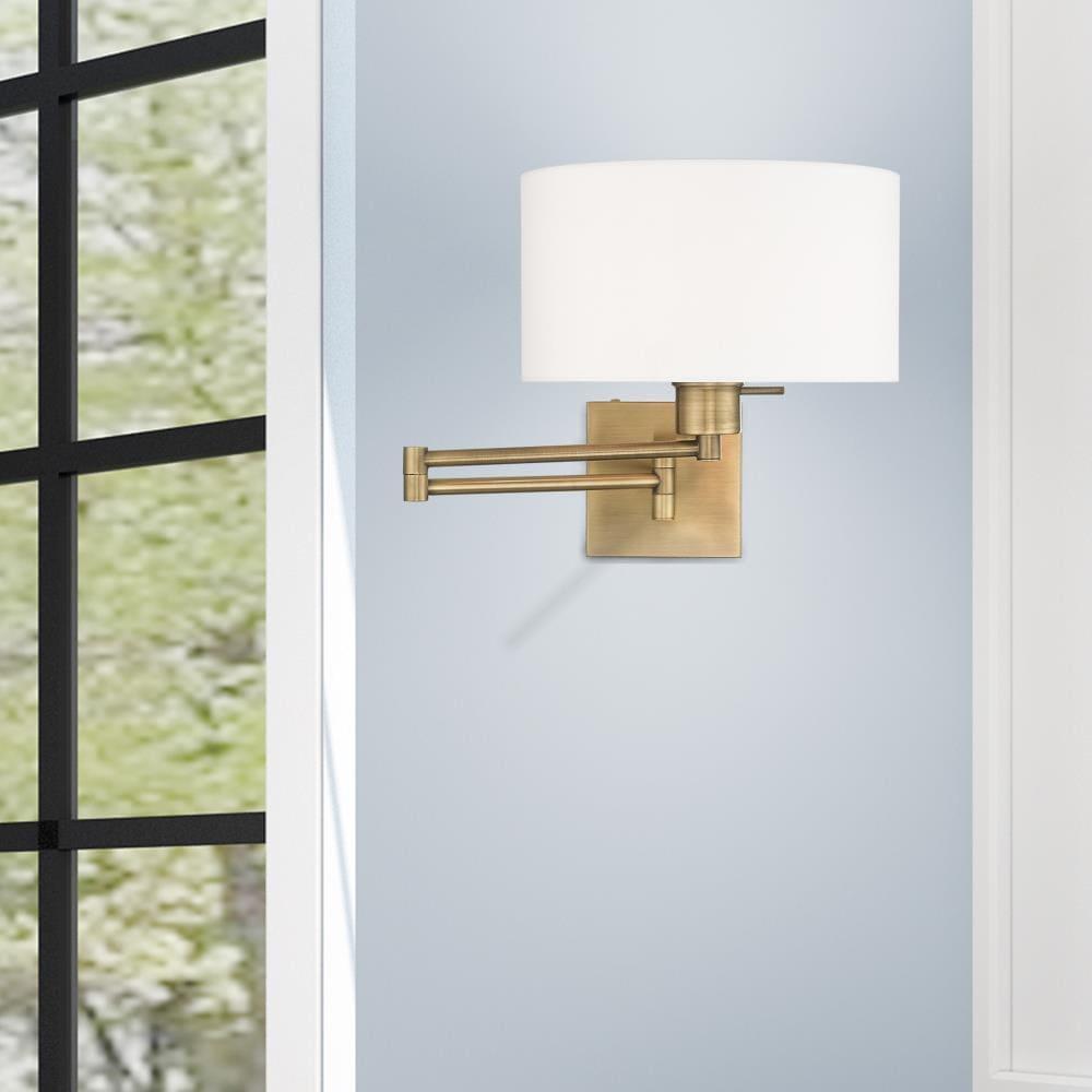 Livex Lighting 1 - Light Wall Light in  Antique Brass