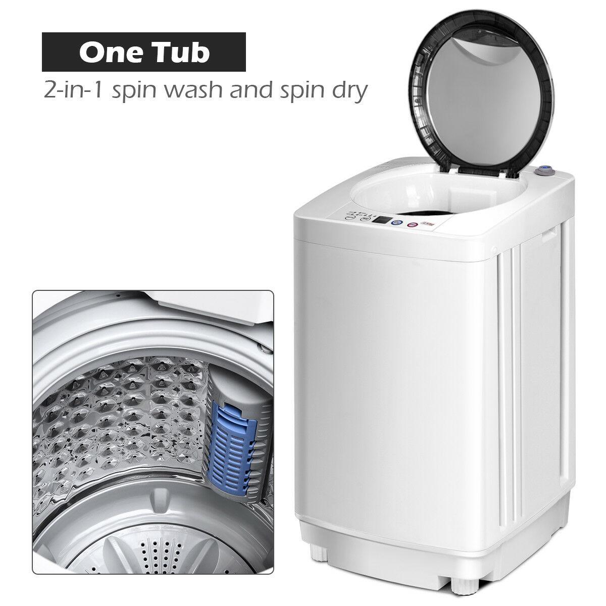 Costway Costway 0.79 cu. ft. High Efficiency Portable Washer in White